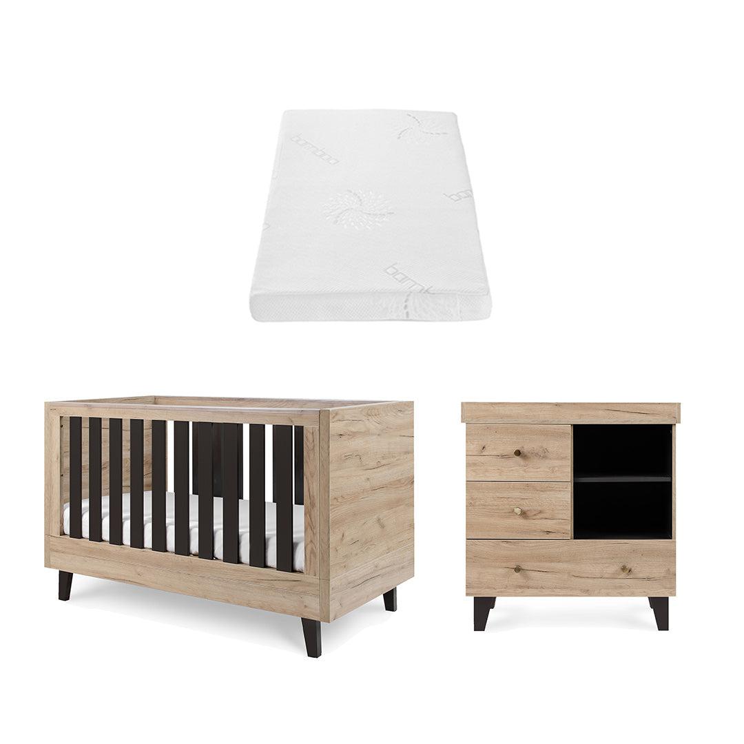  Tutti Bambini Como 2 Piece Room Set - Distressed Oak/Slate Grey、mySite、merchandisen