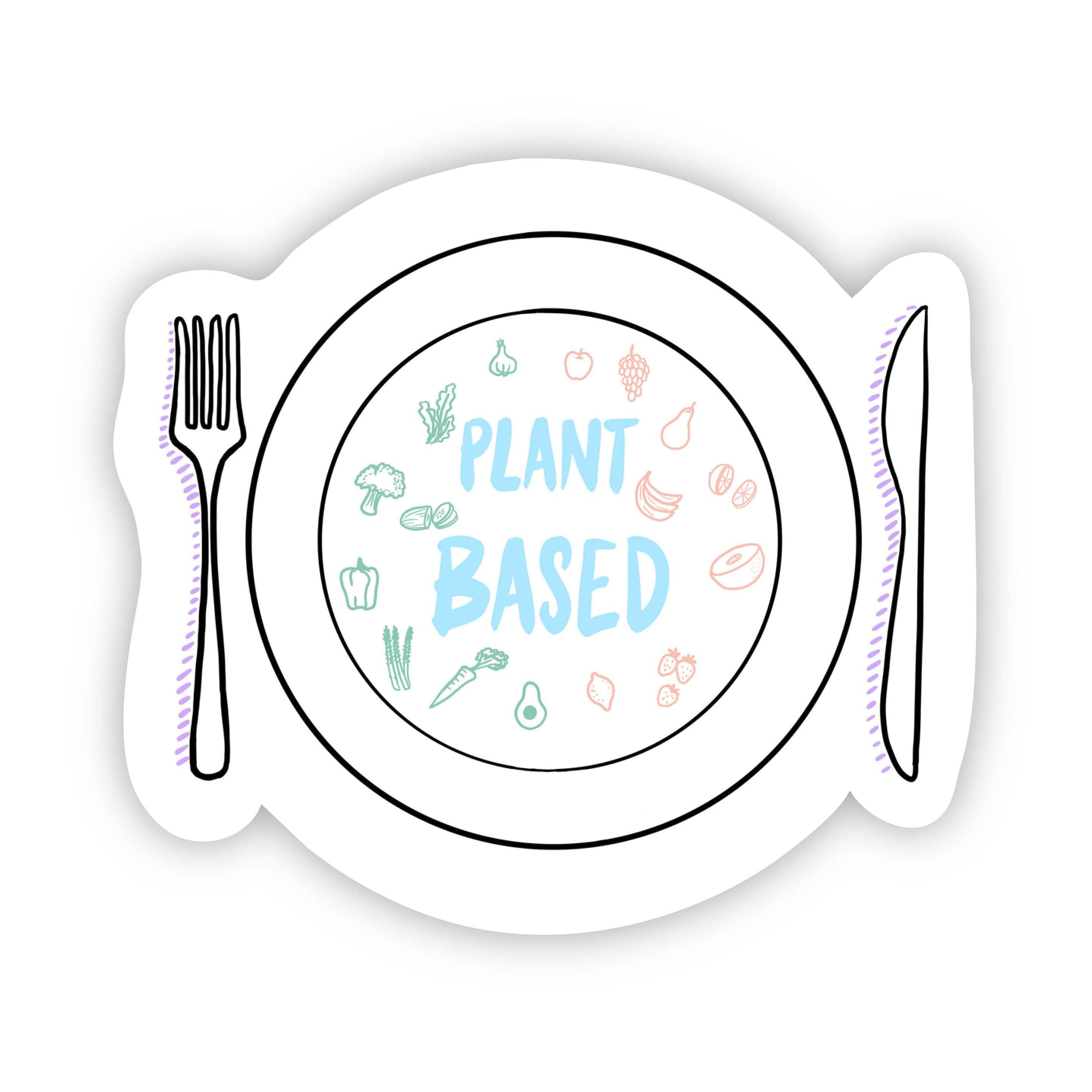  Plant Based Plate Sticker、mySite、elrpsem3k