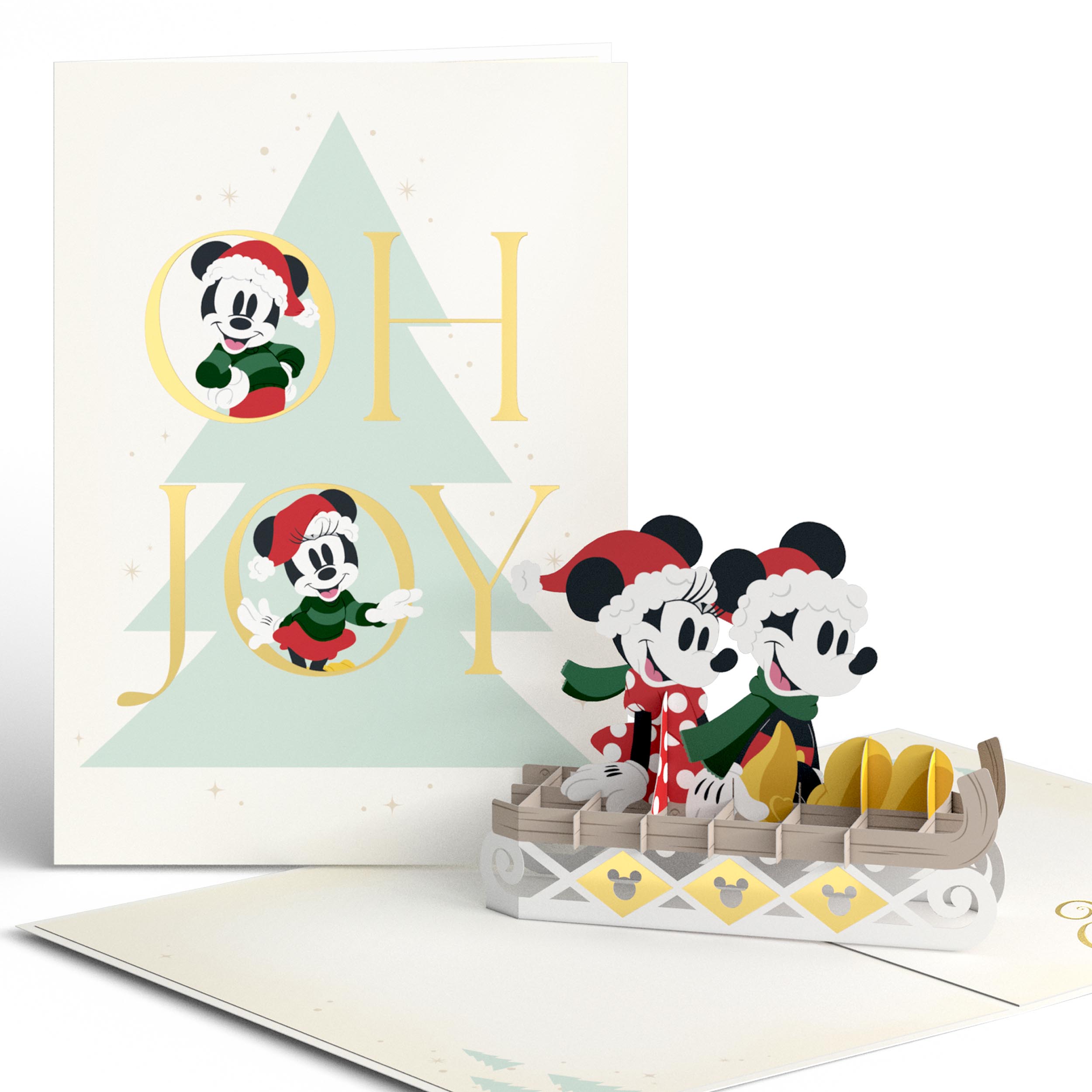 Disney's Mickey Mouse Oh Joy Christmas Pop-Up Card、mySite、solidvoid