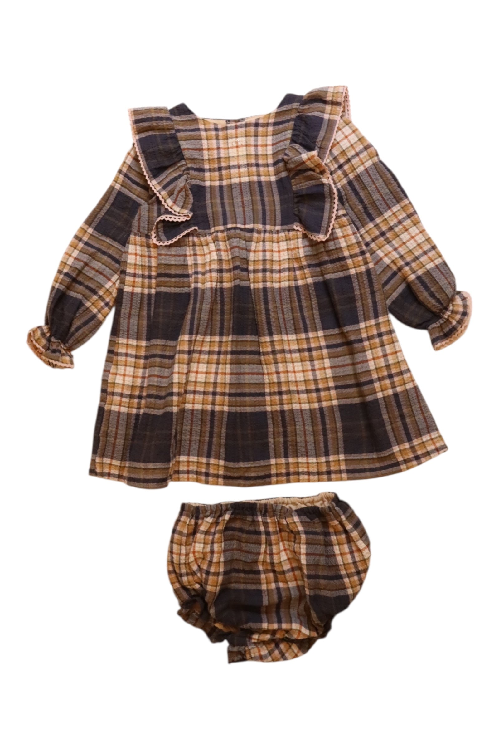 Nanos Plaid Dress Set 2-3T、mySite、g9winljtr