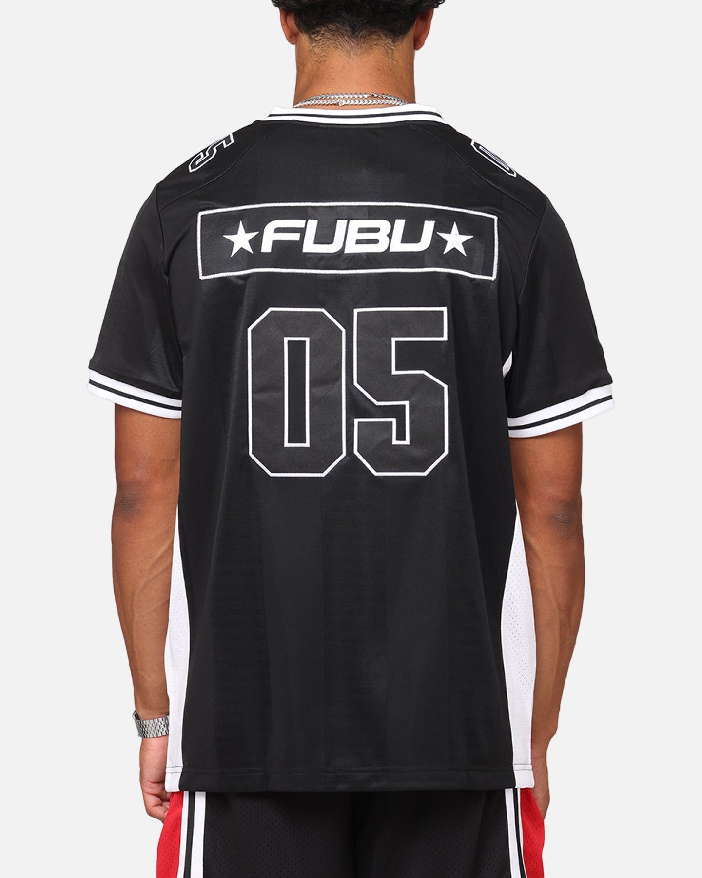 Fubu Corporate Football Jersey Black/White/Red、mySite、zt4zffjzw