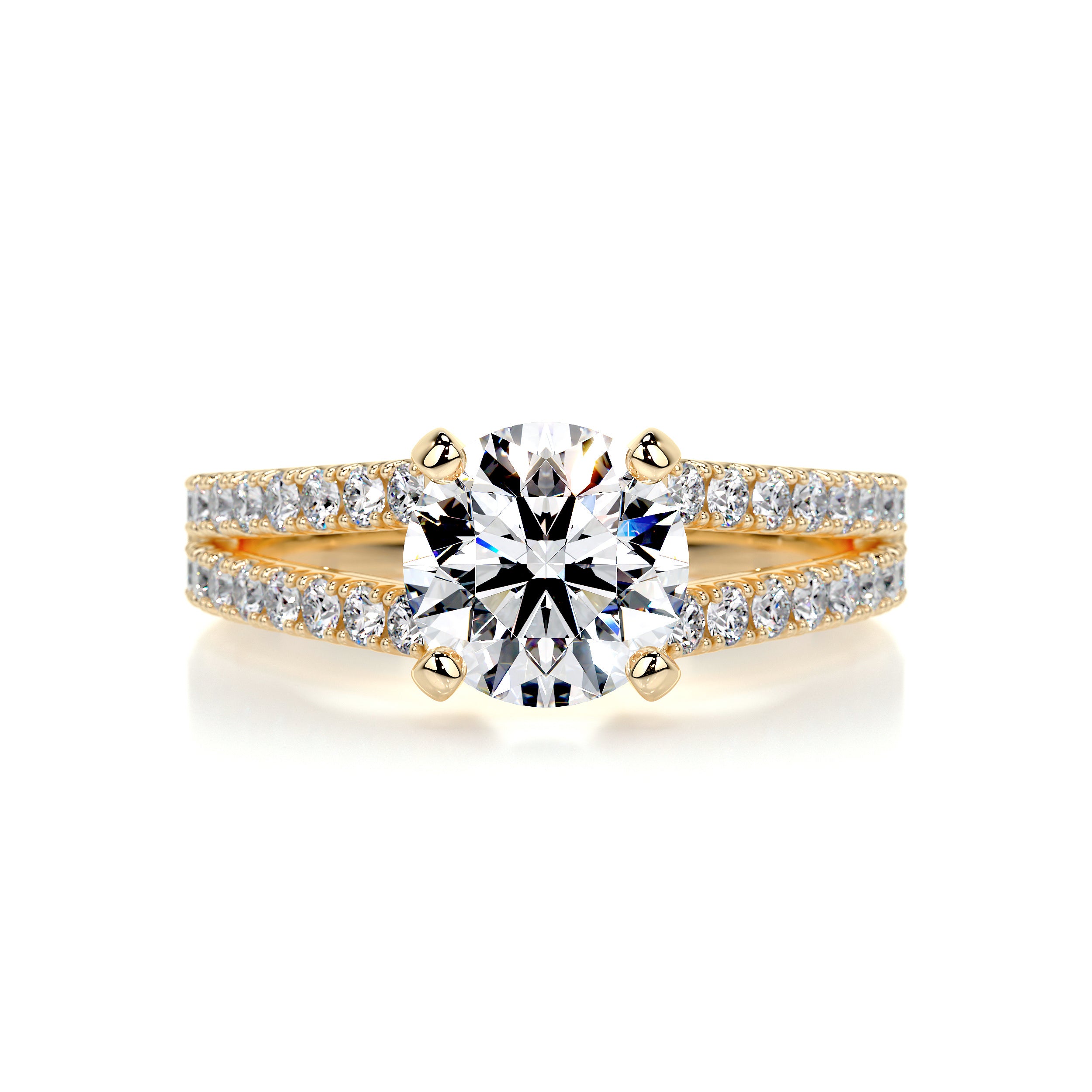 Sadie Diamond Engagement Ring -18K Yellow Gold、mySite、hinf8tx79