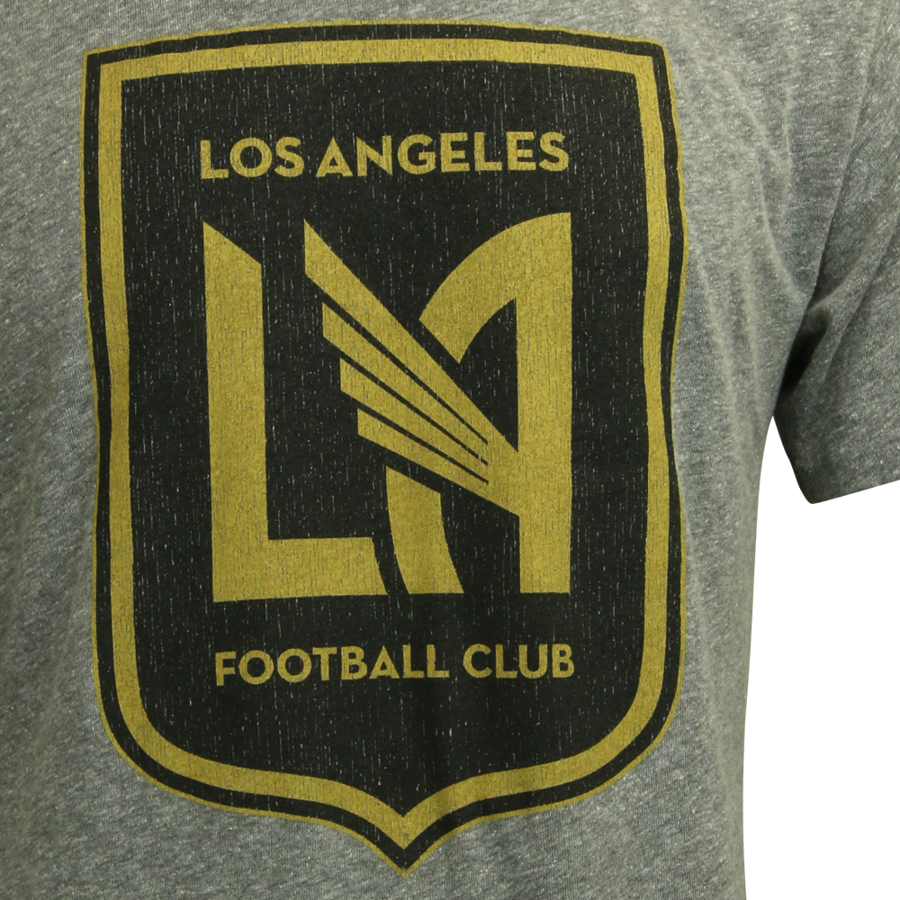 adidas Men's LAFC 18/19 Tri Blend Tee Grey/Black/Gold、mySite、noshort