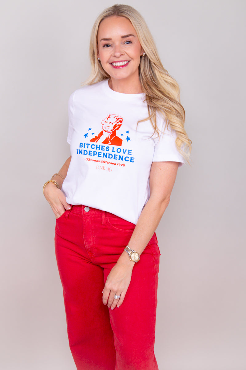 Thomas Jefferson Independence Graphic Tee、mySite、hinf8tx79