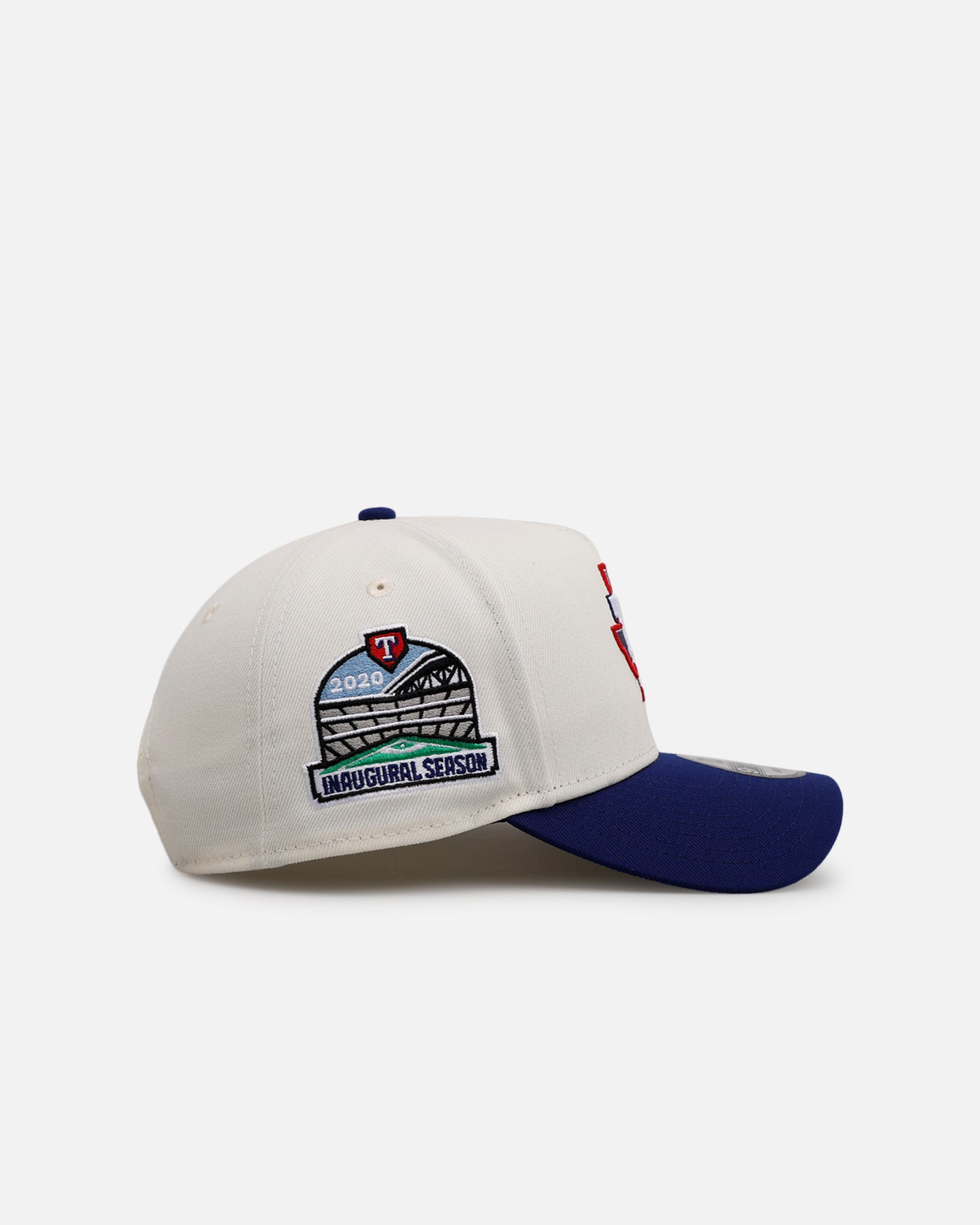 New Era Texas Rangers 'Team Color Visor' 9FORTY A-Frame Snapback Chrome/Official Team Color、mySite、zt4zffjzw
