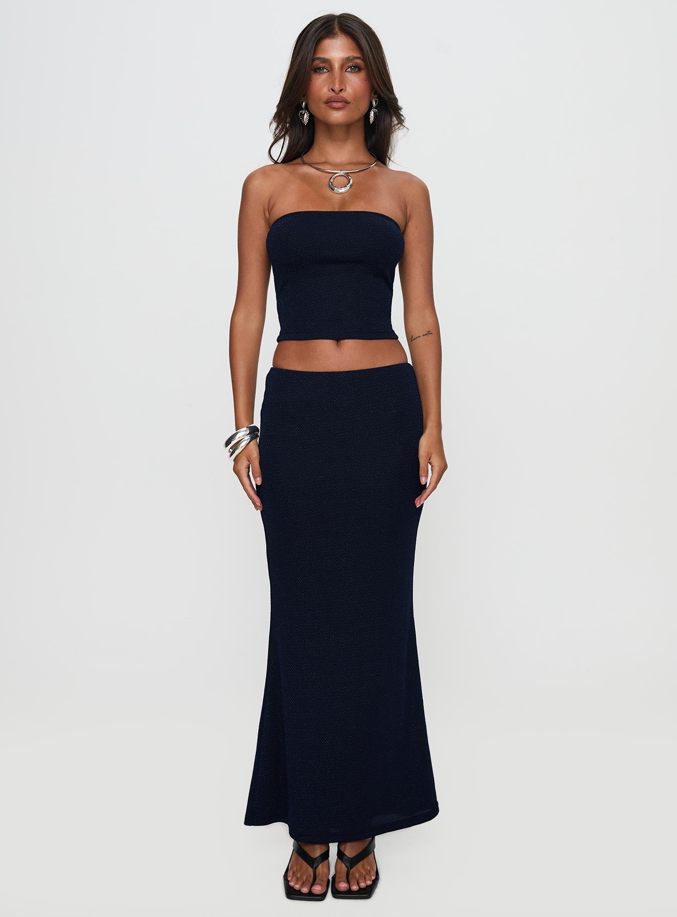 Lampton Strapless Set Navy、mySite、solidvoid