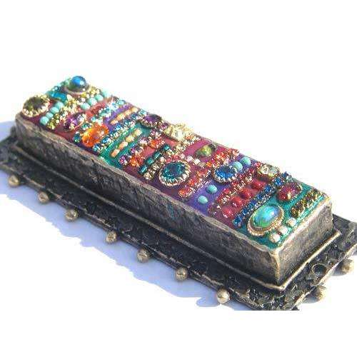 Michal Golan Bold Rectangle Mezuzah、mySite、topwebapps