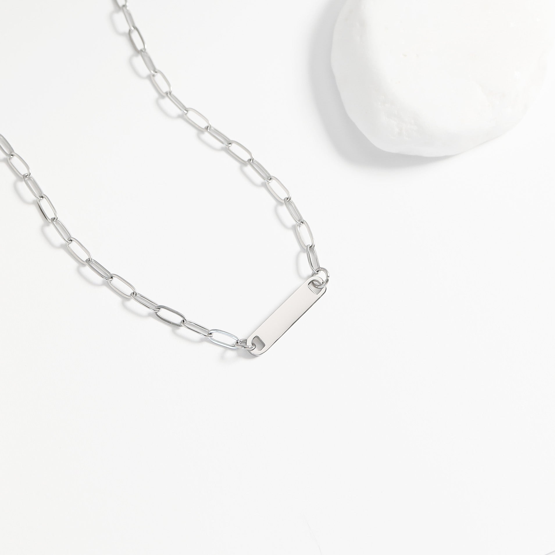 18K Gold PVD Stainless Steel Blank Bar Connector Charm / SBB0318、mySite、dreamappss