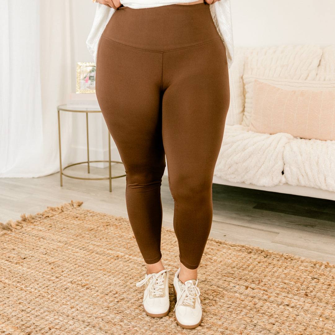  First Place Leggings, Brown、mySite、justintrudeaud