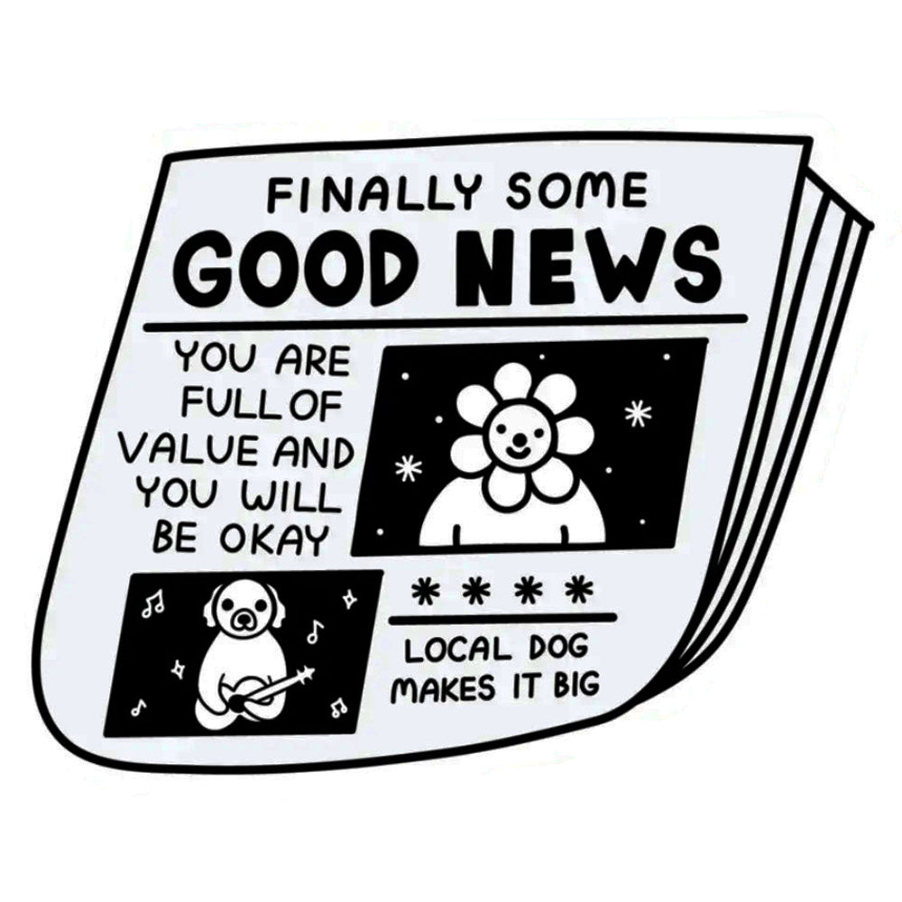  Good News Vinyl Sticker Decal、mySite、ghnorth