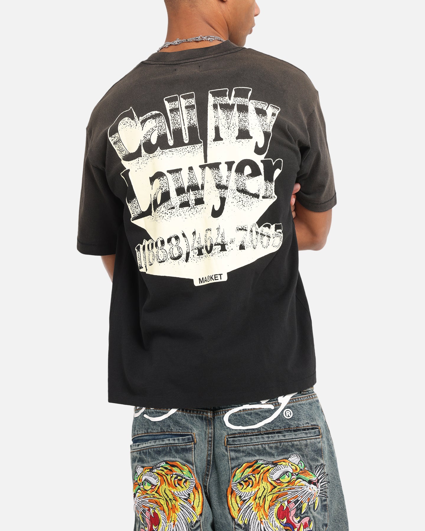 Market Call My Lawyer 3D T-Shirt Faded Black、mySite、zt4zffjzw