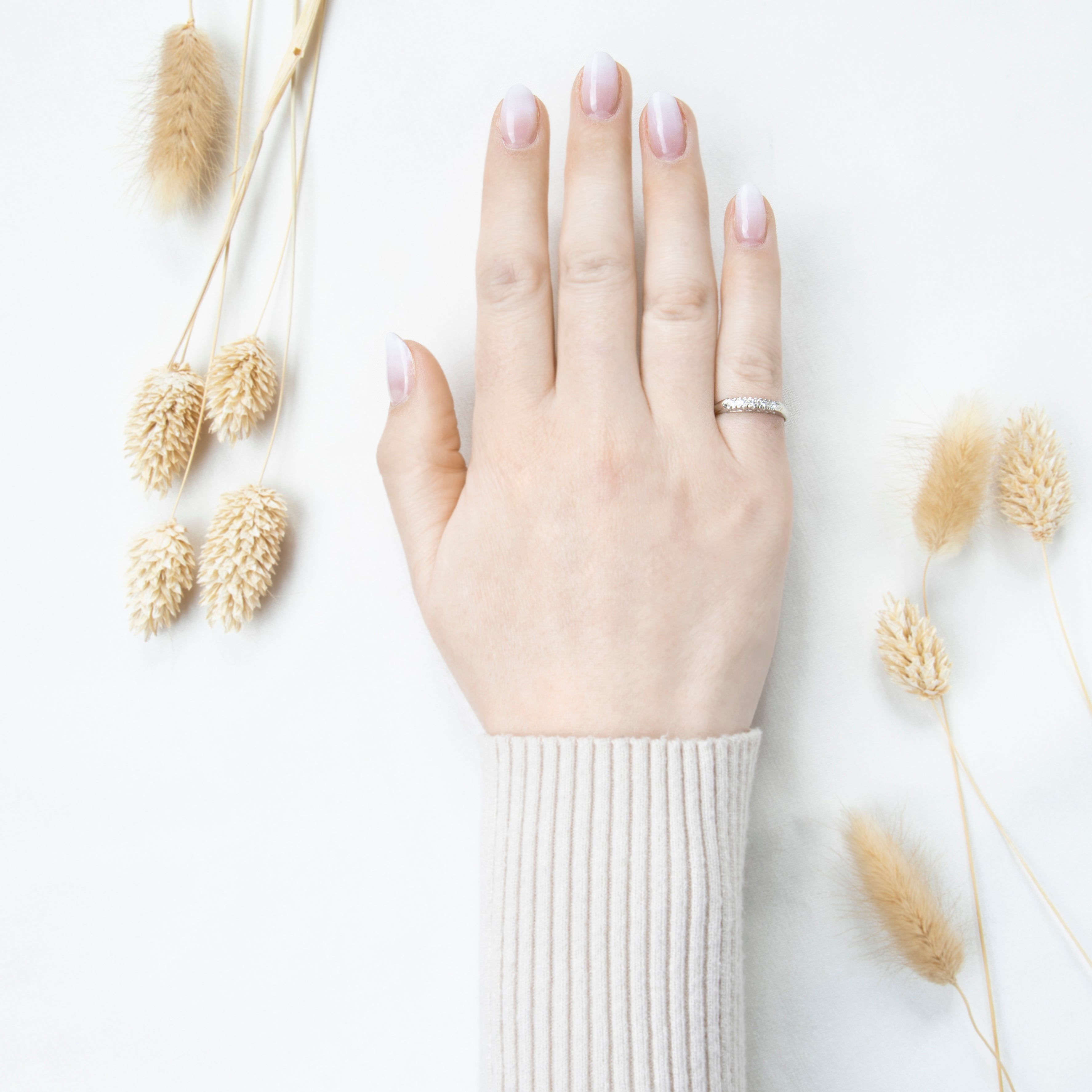 Vintage 14k White Gold Diamond Sparkling Line Band Ring 6.00、mySite、hinf8tx79