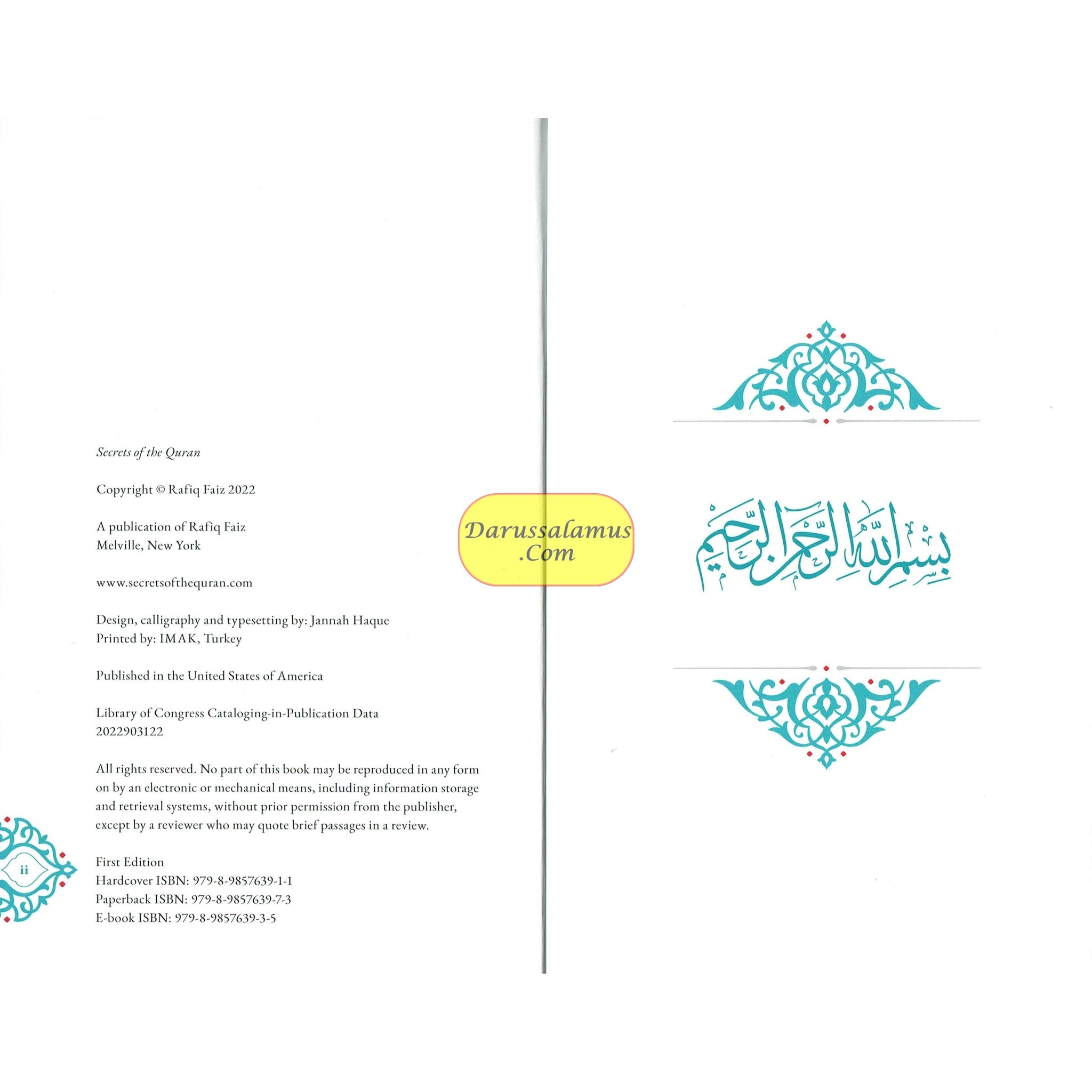 Secrets of the Quran (Hardcover) By Rafiq Faiz、mySite、topwebapps