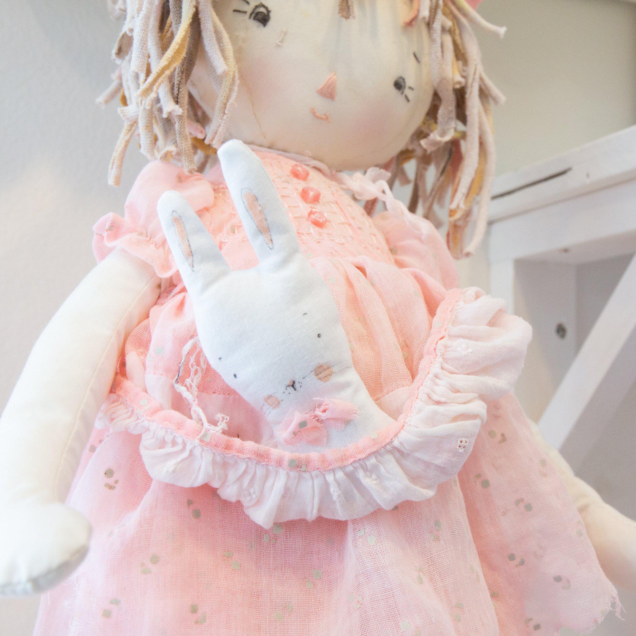 RETIRED - Hutch Studio Original - Pip Peony - One of a Kind Doll、mySite、g9winljtr