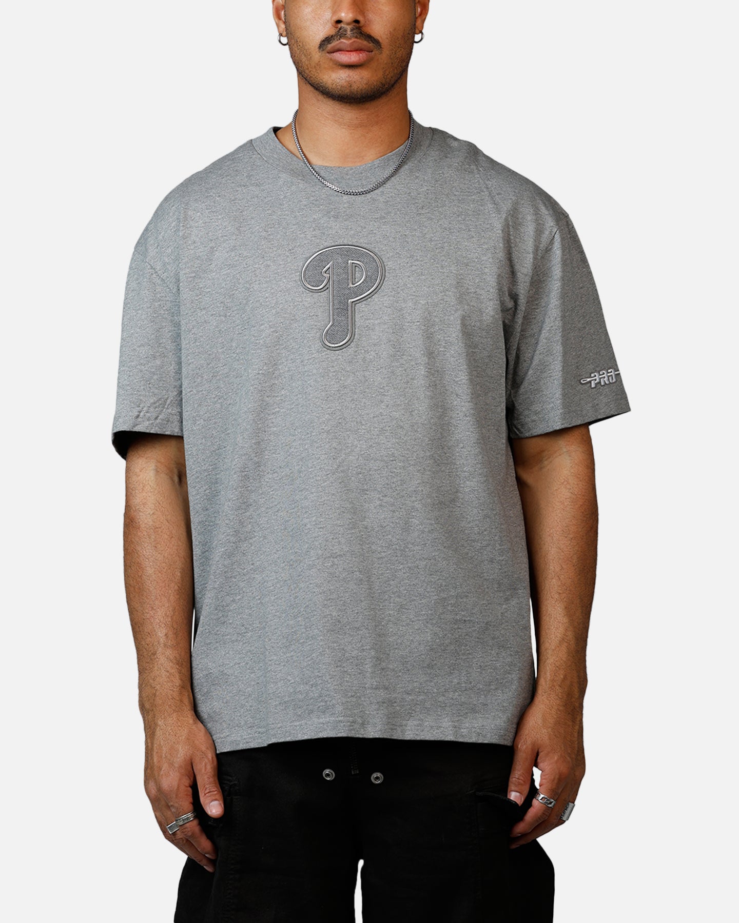 Pro Standard Philadelphia Phillies Reverse French Terry T-Shirt Grey、mySite、zt4zffjzw