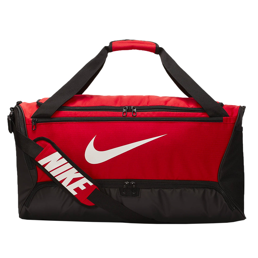 Nike Brasilia Medium Training Duffel Bag Red/White、mySite、noshort