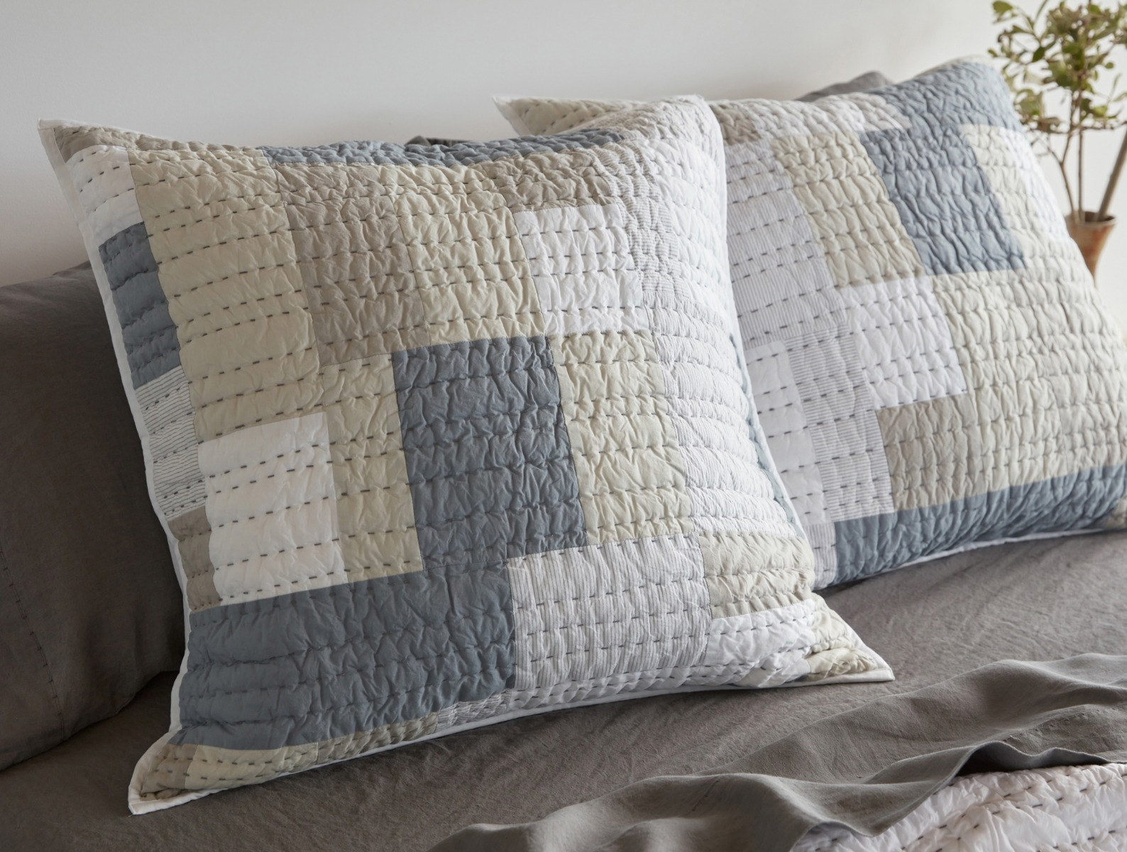  Seascape Patchwork Organic Quilt - Renewed、mySite、sugarbowlscore