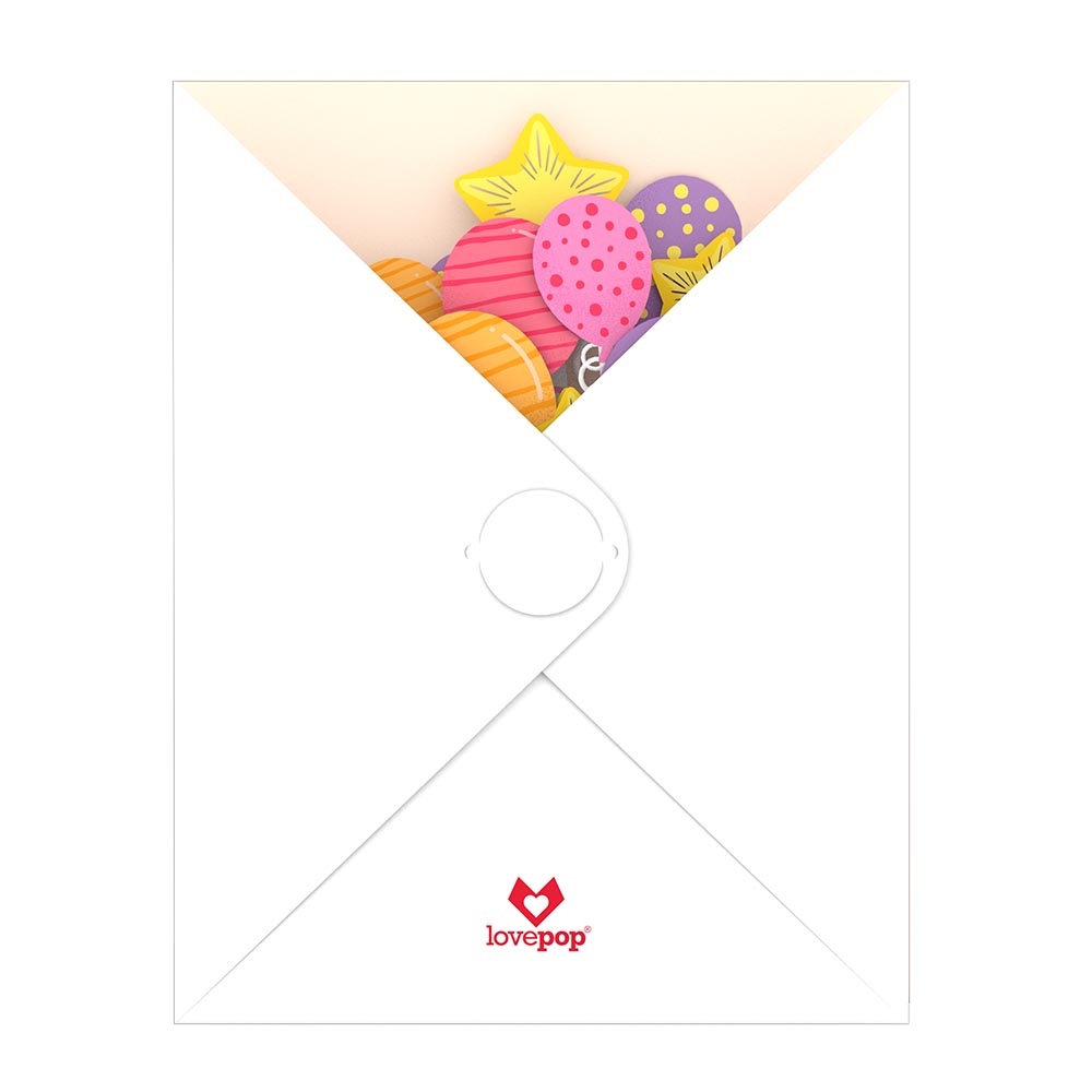 Birthday Balloons Giant Pop-Up Gift、mySite、solidvoid