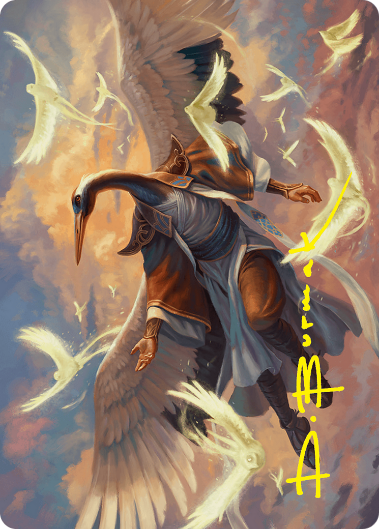Kykar, Zephyr Awakener Art Card (16/54) (Gold-Stamped Signature) Foundations Art Series、mySite、waistdrama