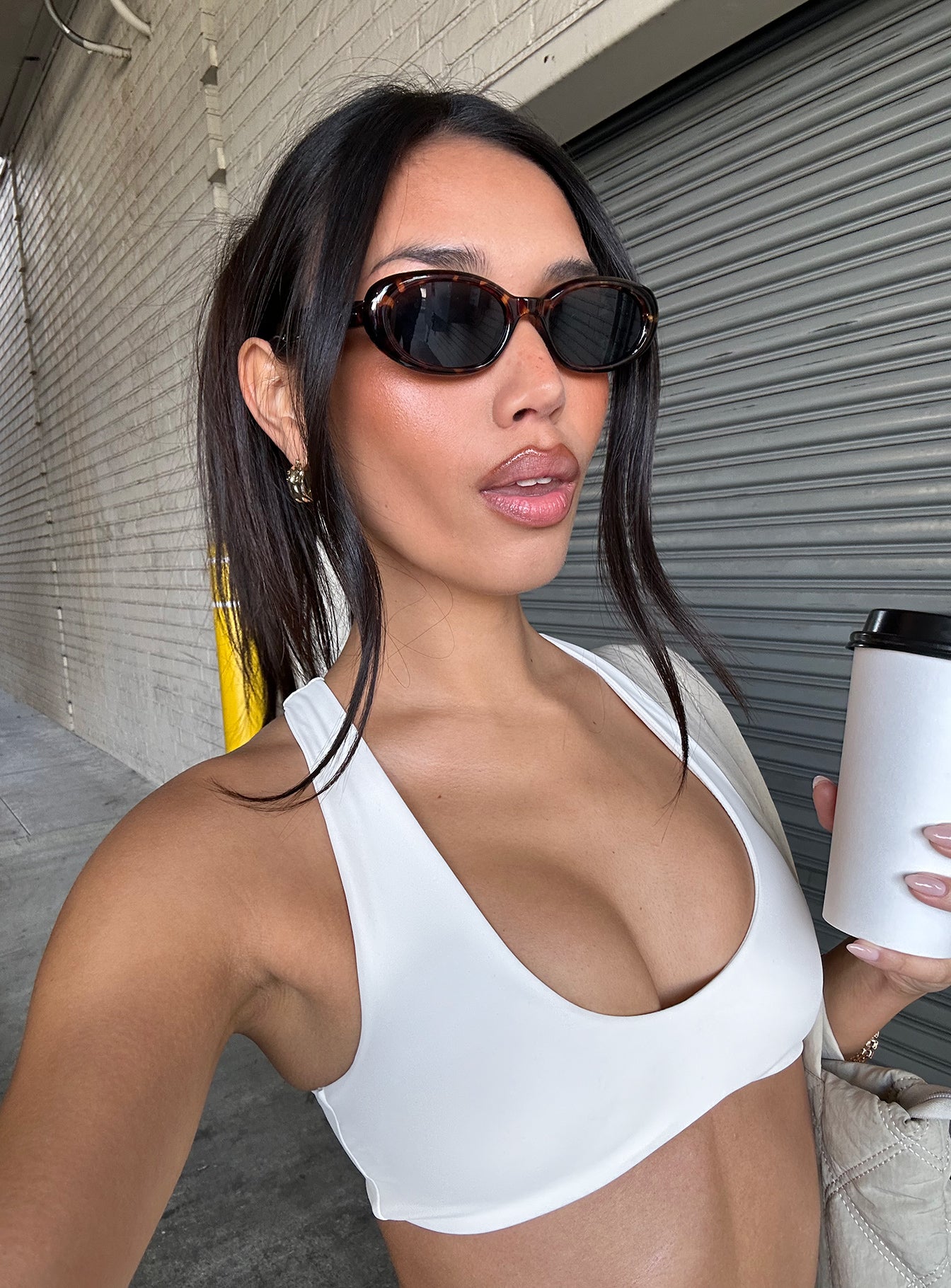 Pulse Active Halter Crop White、mySite、solidvoid