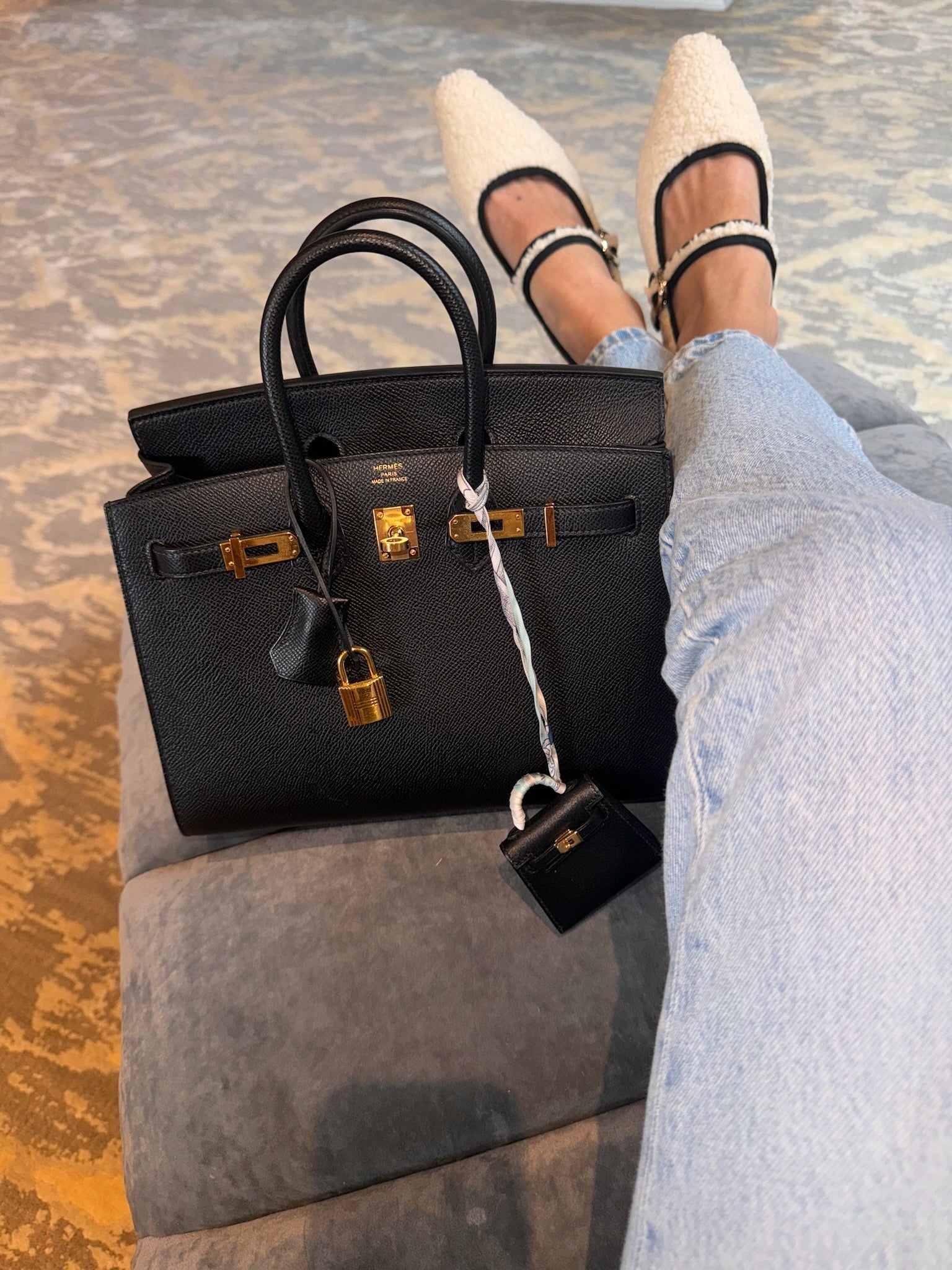 Hermès Birkin 25 Sellier Black Epsom Gold Hardware、mySite、garminoutage.com