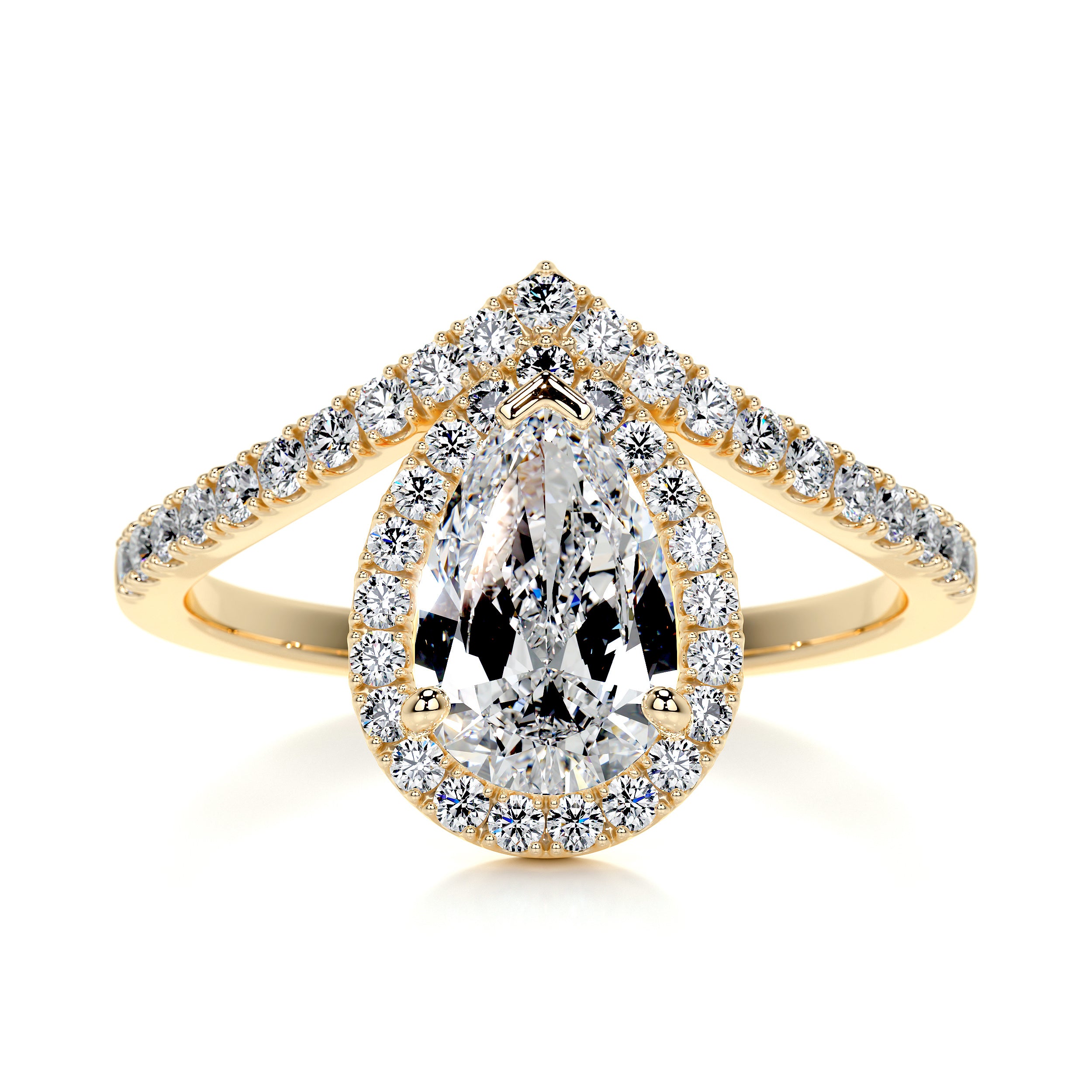 Miranda Diamond Engagement Ring -18K Yellow Gold、mySite、hinf8tx79