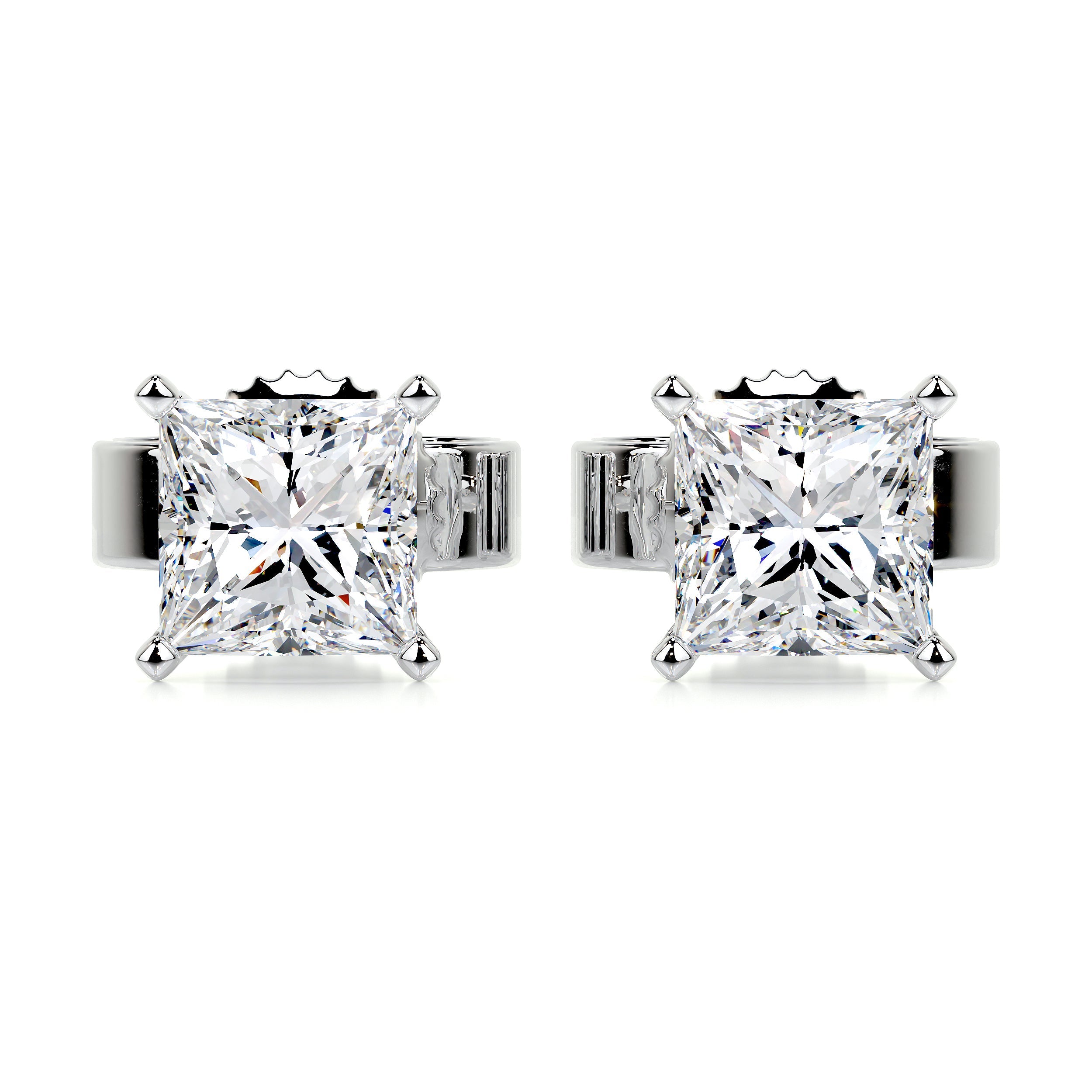Jamie Lab Grown Diamond Earrings -14K White Gold、mySite、hinf8tx79