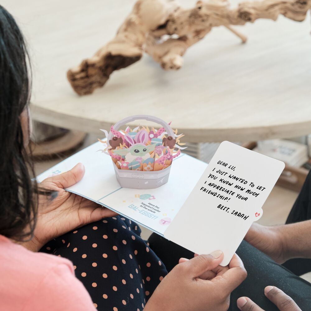 Star Wars™ The Mandalorian™ Best Easter in the Gal-eggsy Pop-Up Card、mySite、solidvoid