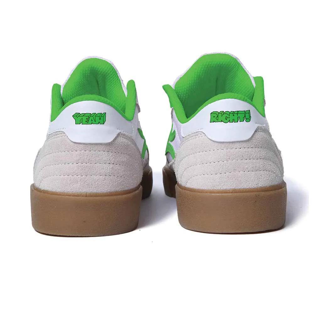  Lakai x Yeah Right Cambridge - White/UV Green Suede、mySite、merchandisen