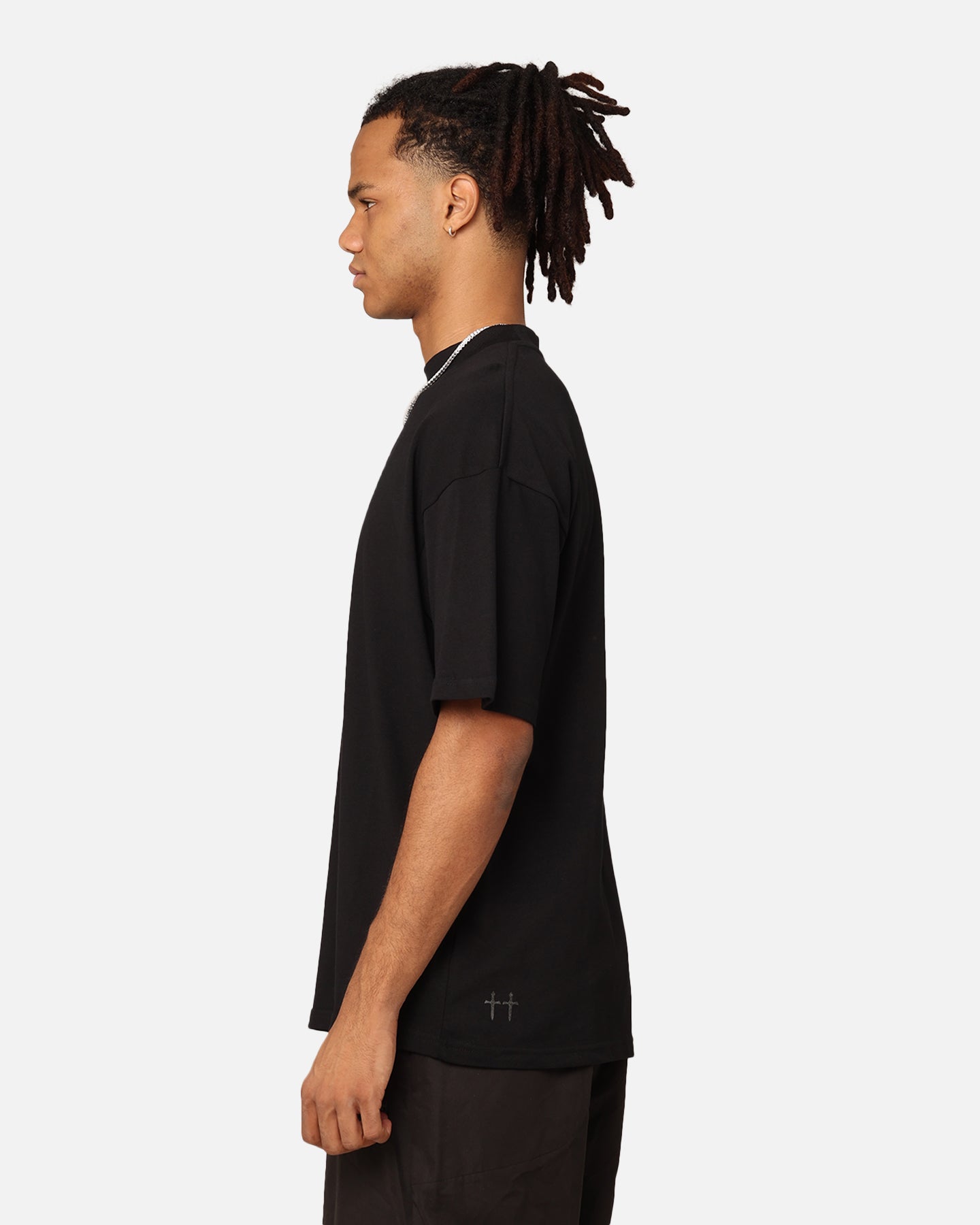 Saint Morta Rebirth Mock Neck T-Shirt Black、mySite、zt4zffjzw