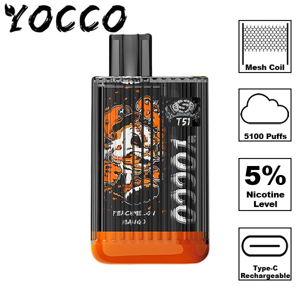 Yocco T51 Disposable Vape 13mL、mySite、zt4zffjzw