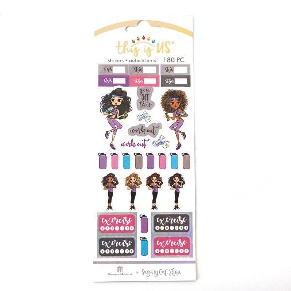  Planner Stickers - Fitness II、mySite、ghnorth