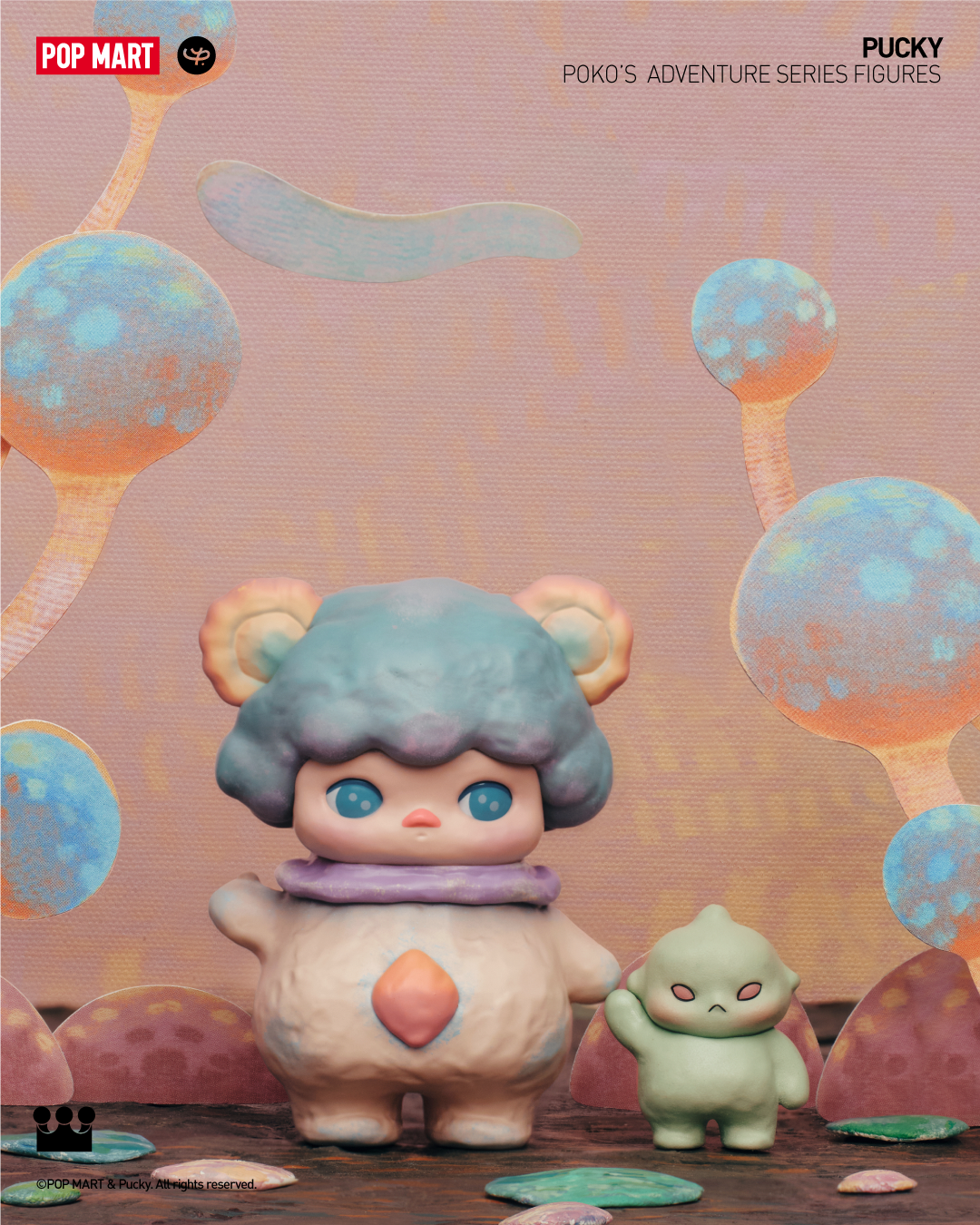  POP MART PUCKY Poko's Adventure Series Figures、mySite、greenlandpopulation