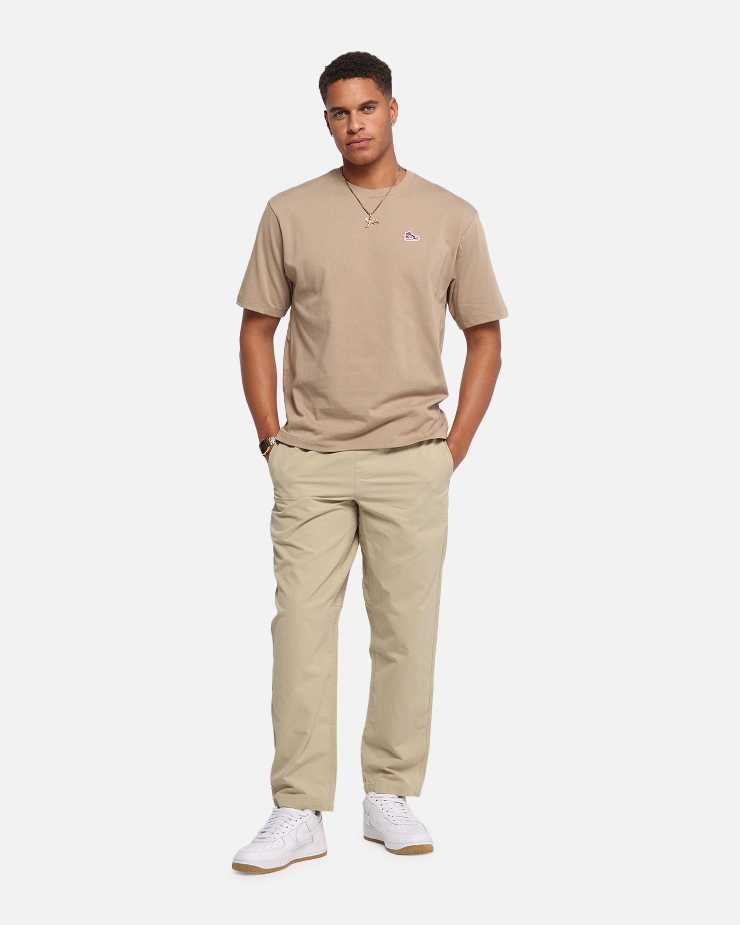 Jordan Brand Sneaker Patch Crewneck T-Shirt Desert Camo/Black、mySite、zt4zffjzw