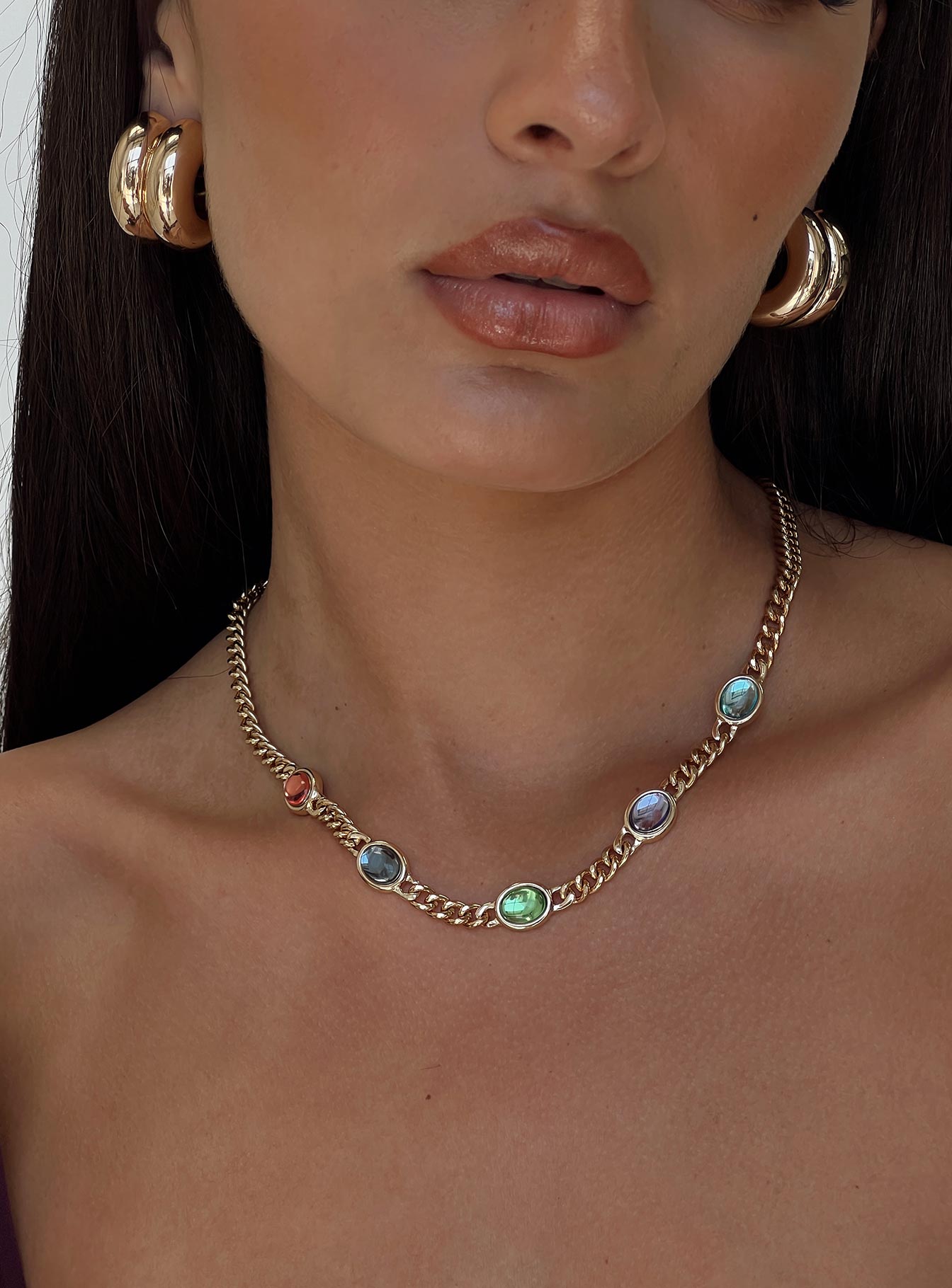 Rosalee Necklace Gold、mySite、solidvoid