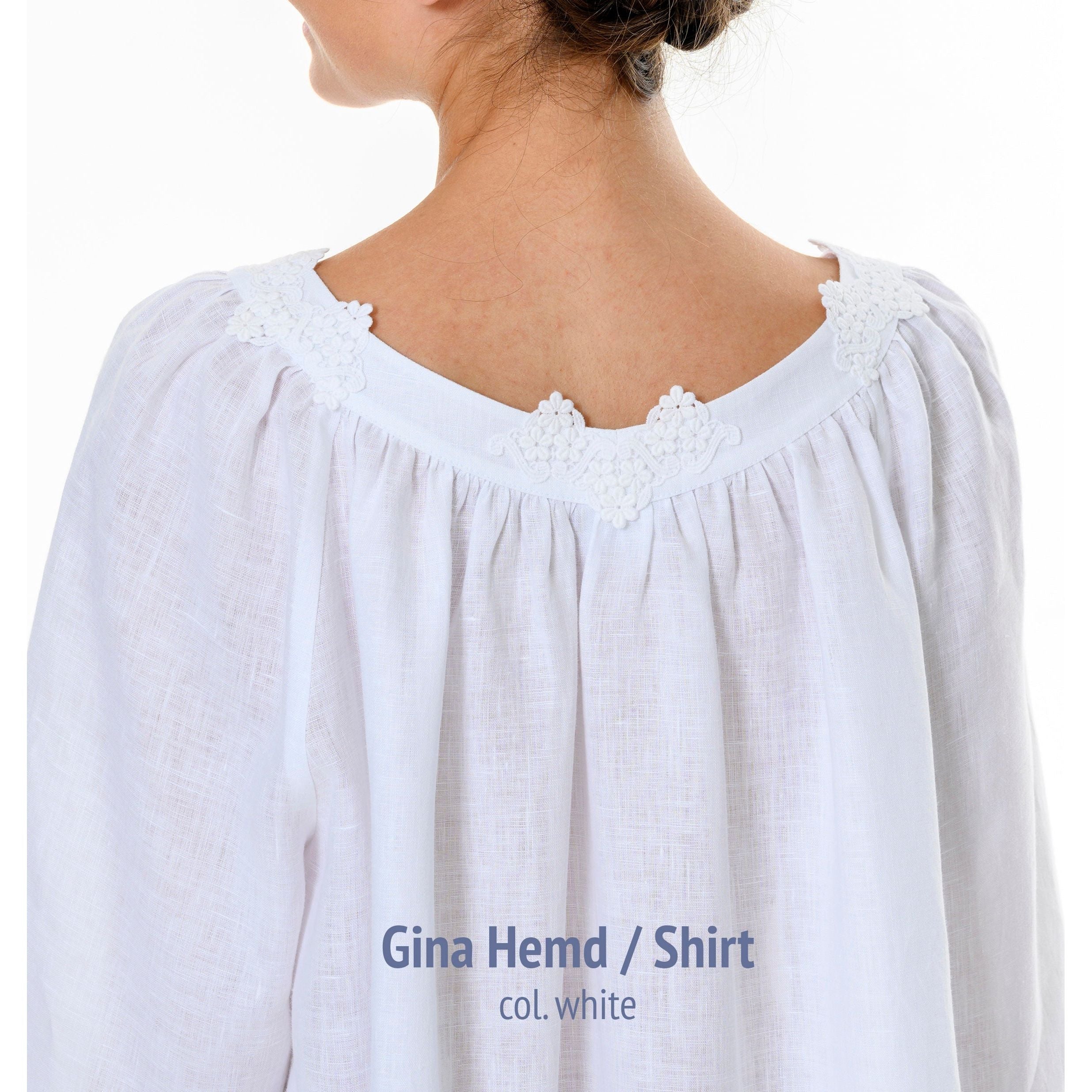  Celestine Gina Hemd Shirt - White、mySite、justintrudeaud