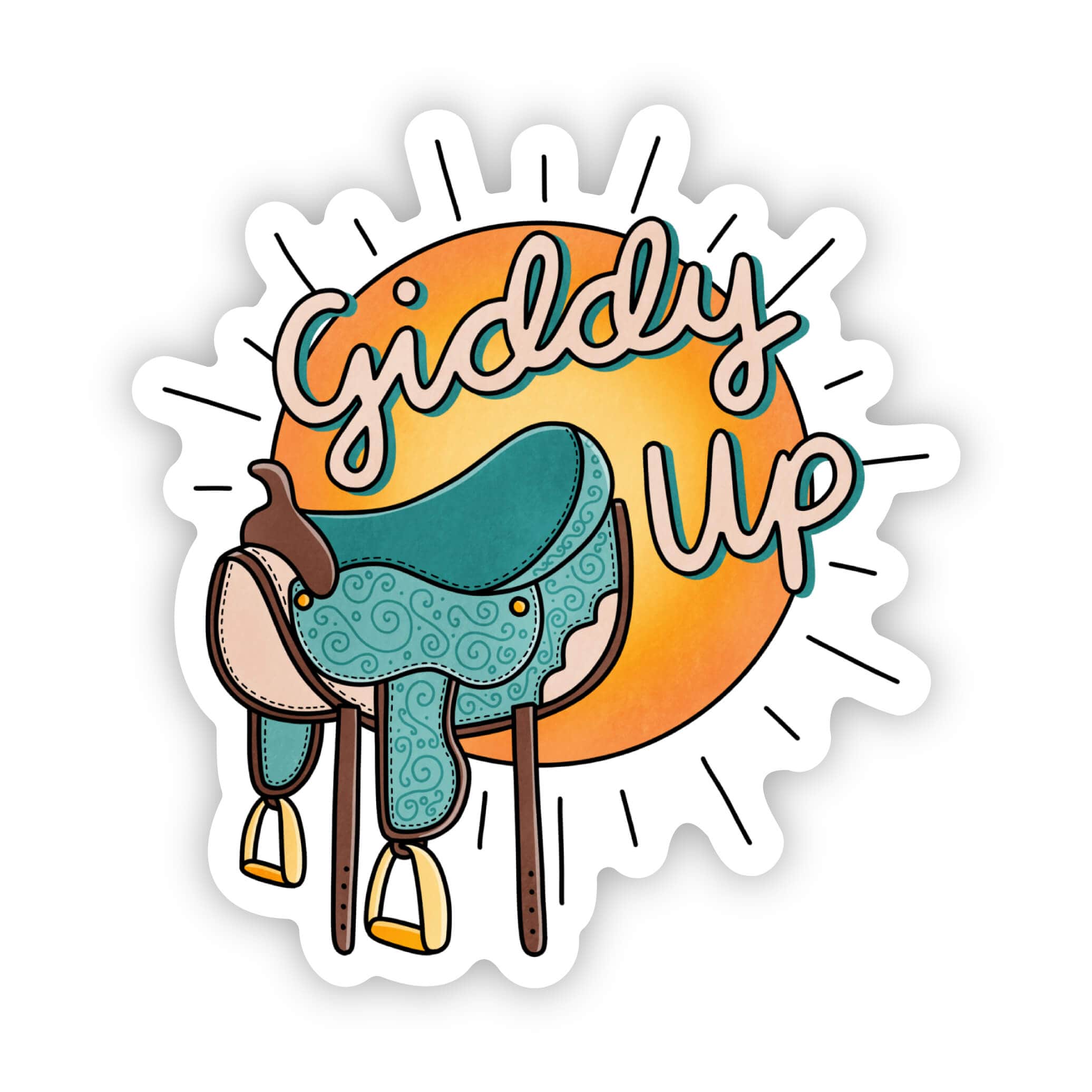  Giddy Up Saddle Sticker、mySite、elrpsem3k