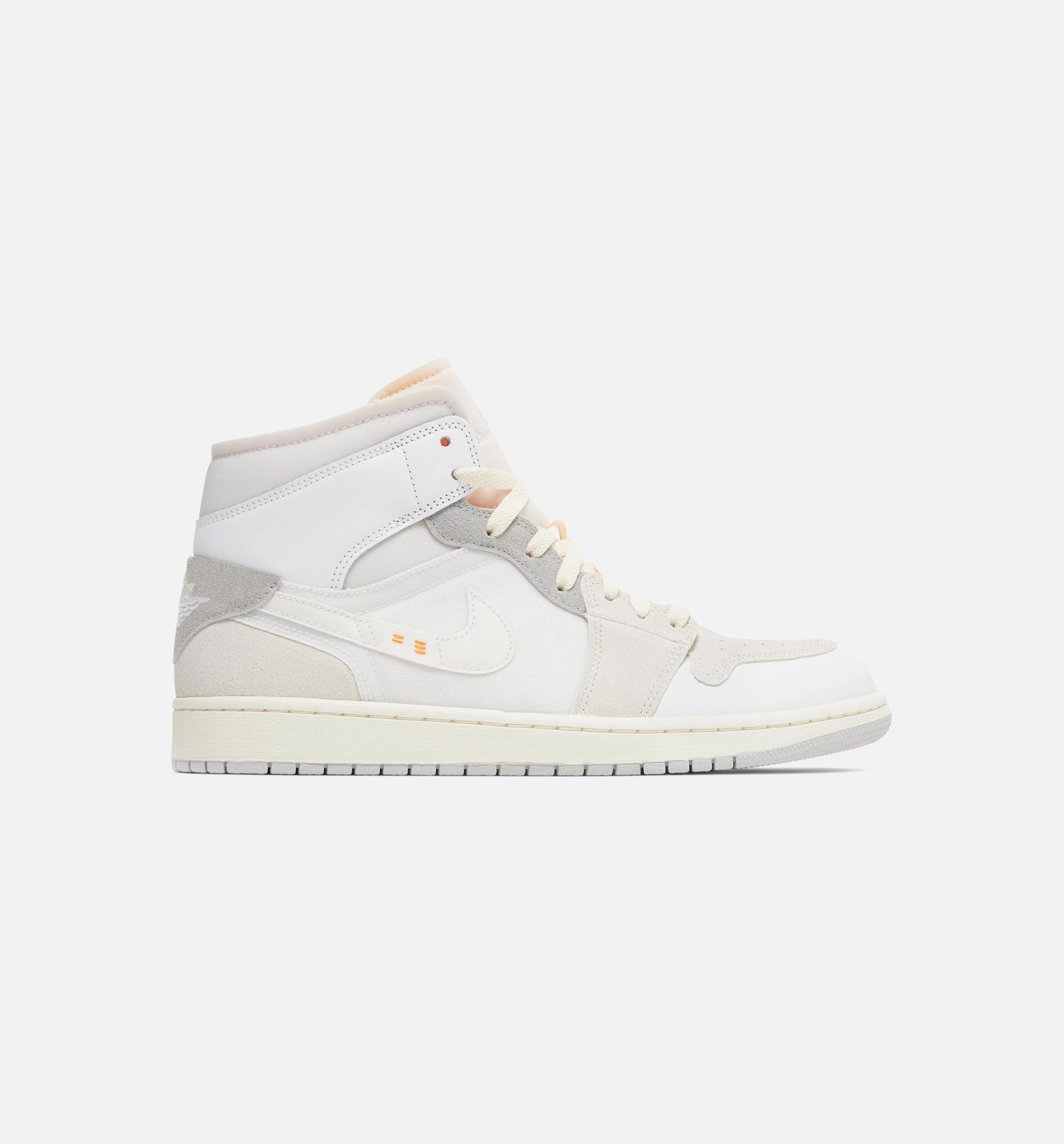 Air Jordan 1 Mid Craft Mens Lifestyle Shoe - White/Grey/Beige、mySite、dreamappss