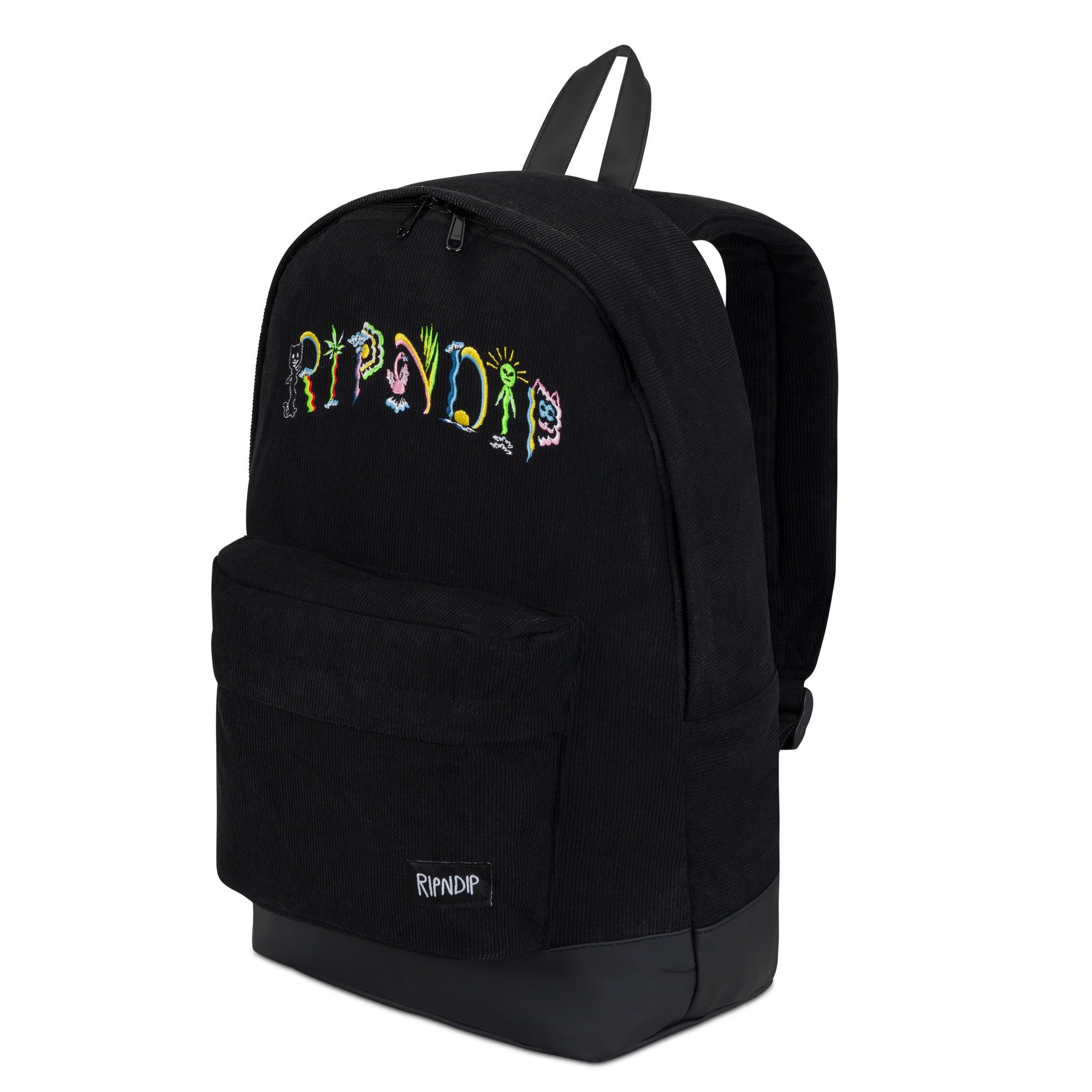  Venice Corduroy Backpack (Black)、mySite、merchandisen