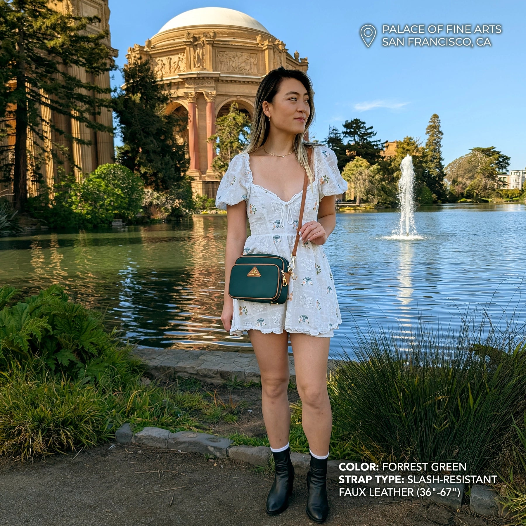 Crissy Full Crossbody with Locking Clasps Strap、mySite、garagedoors4me