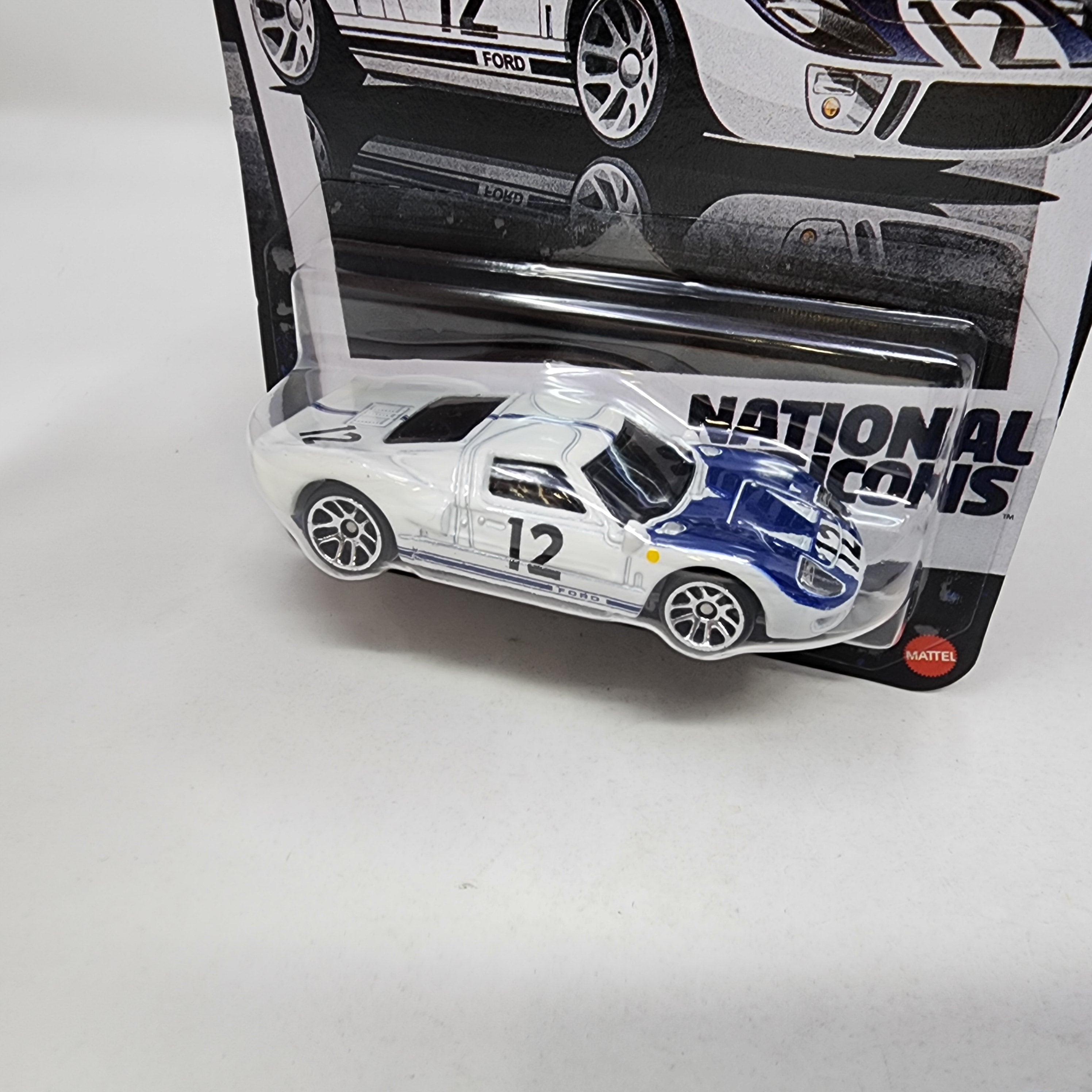 Ford GT40 1/5 * White * 2025 Hot Wheels National Icons Silver Series、mySite、hgirdovlk