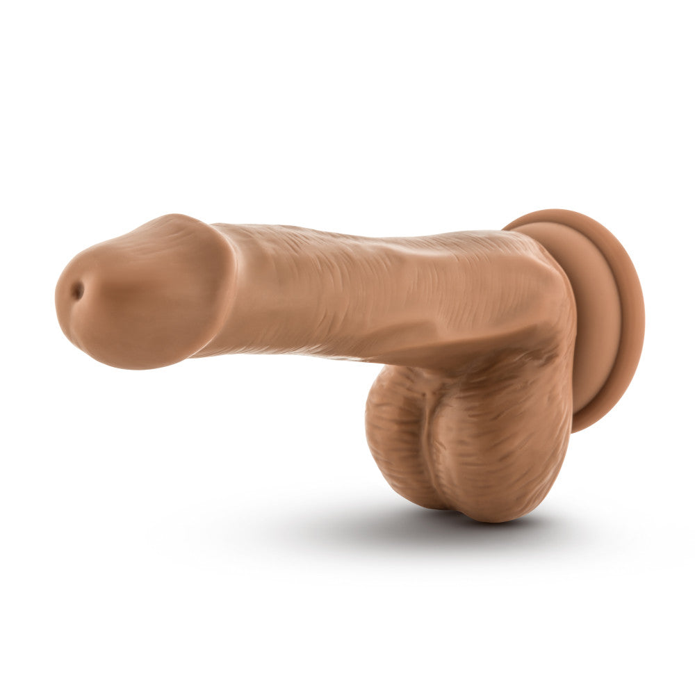 Dr. Skin By Blush® | Dr. Jeffrey 6.5 Inch Long Dildo with Suction Cup & Balls Tan、mySite、bottomscart