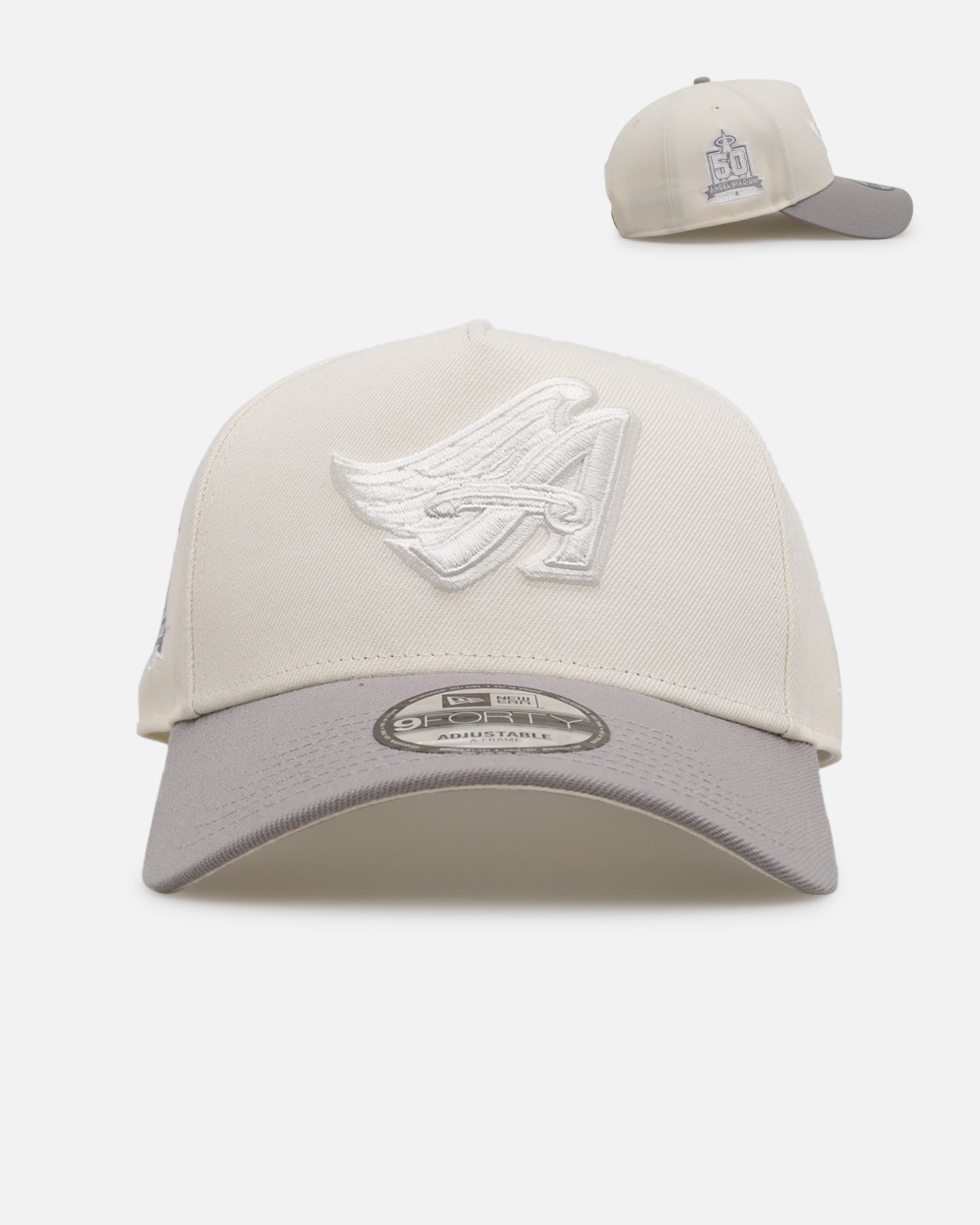 New Era Anaheim Angels 'Too Clean' 9FORTY A-Frame Snapback Chrome、mySite、zt4zffjzw