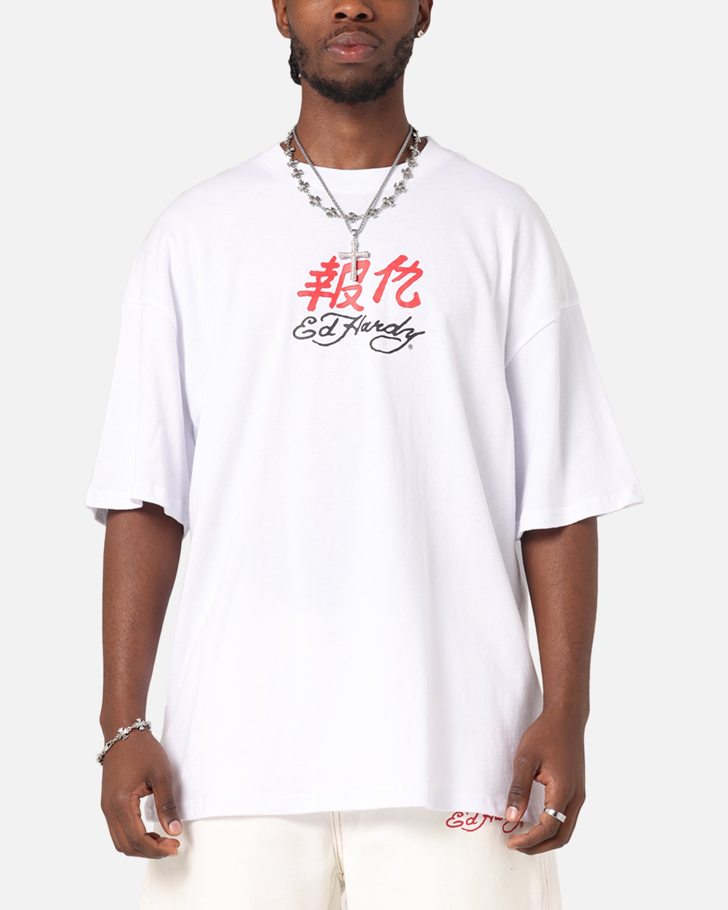 Ed Hardy Panther Ray T-Shirt White、mySite、zt4zffjzw