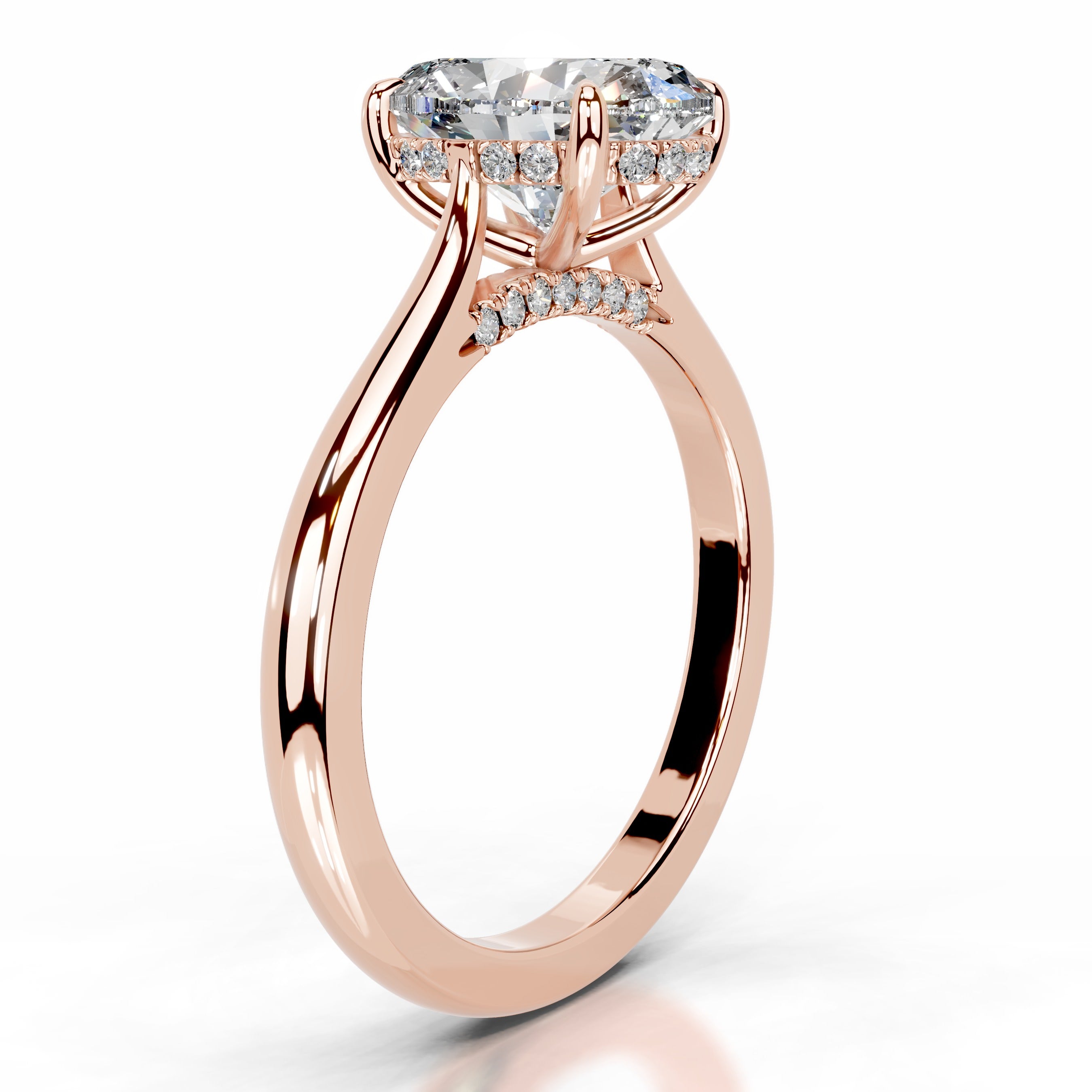 Bahia Lab Grown Diamond Ring - 14K Rose Gold、mySite、hinf8tx79