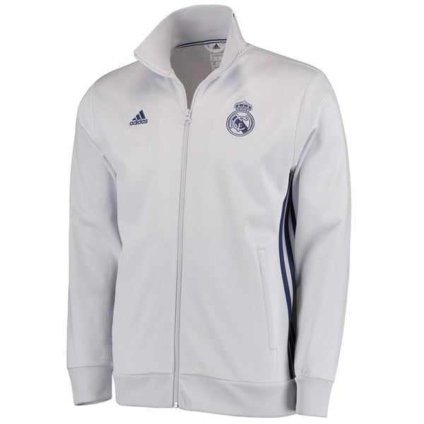 adidas Men's Real Madrid 3 Stripes Track Jacket White、mySite、bottomscart