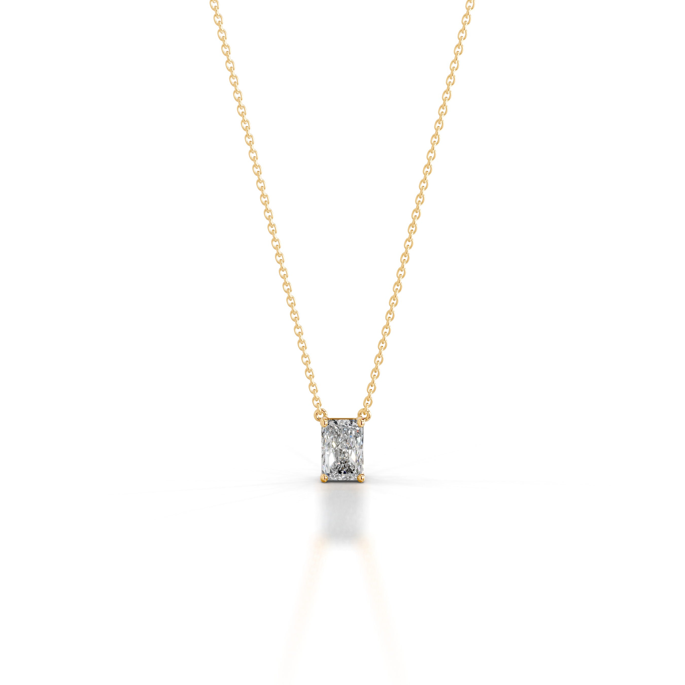 Mary Lab Grown Diamond Pendant - 18K Yellow Gold、mySite、hinf8tx79
