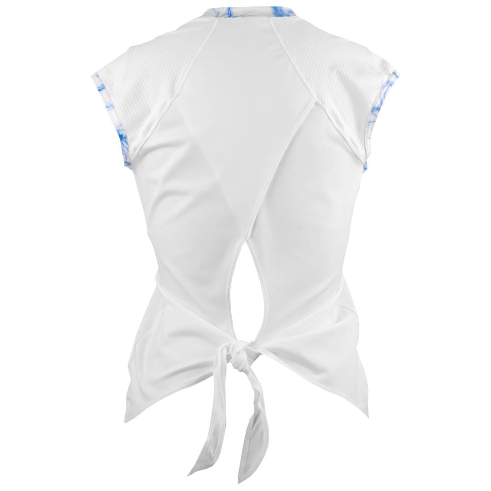 Sofibella Women's Allstars Cap Sleeve Top - White/Aqau