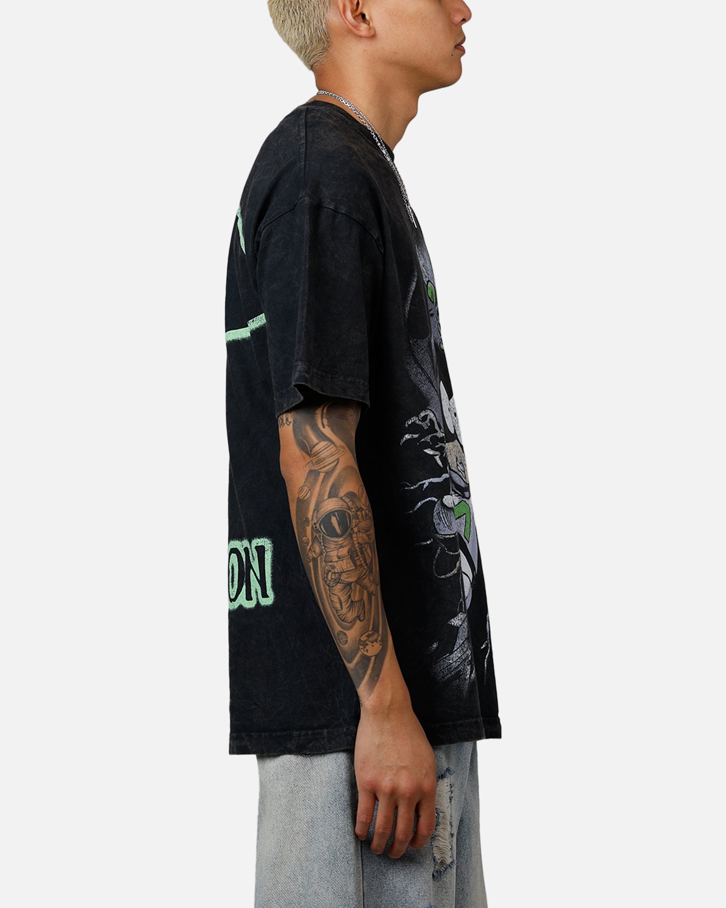 73 Studio X Cartoon Network South Park Mysterion Heavyweight T-Shirt Black Acidwash、mySite、zt4zffjzw