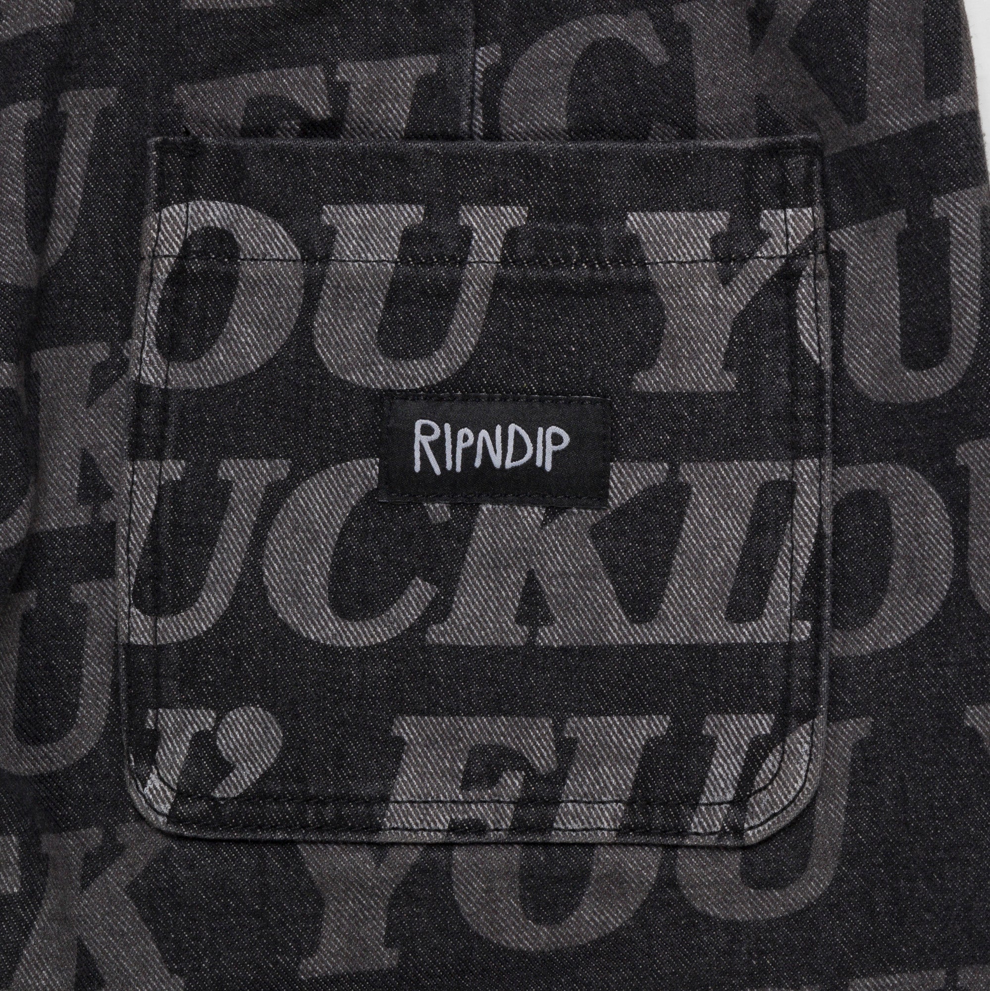  F.U.F.F. Washed Denim Pants (Black)、mySite、merchandisen